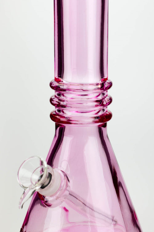 12" Blueberry colored soft glass water bong ( HX4003 )