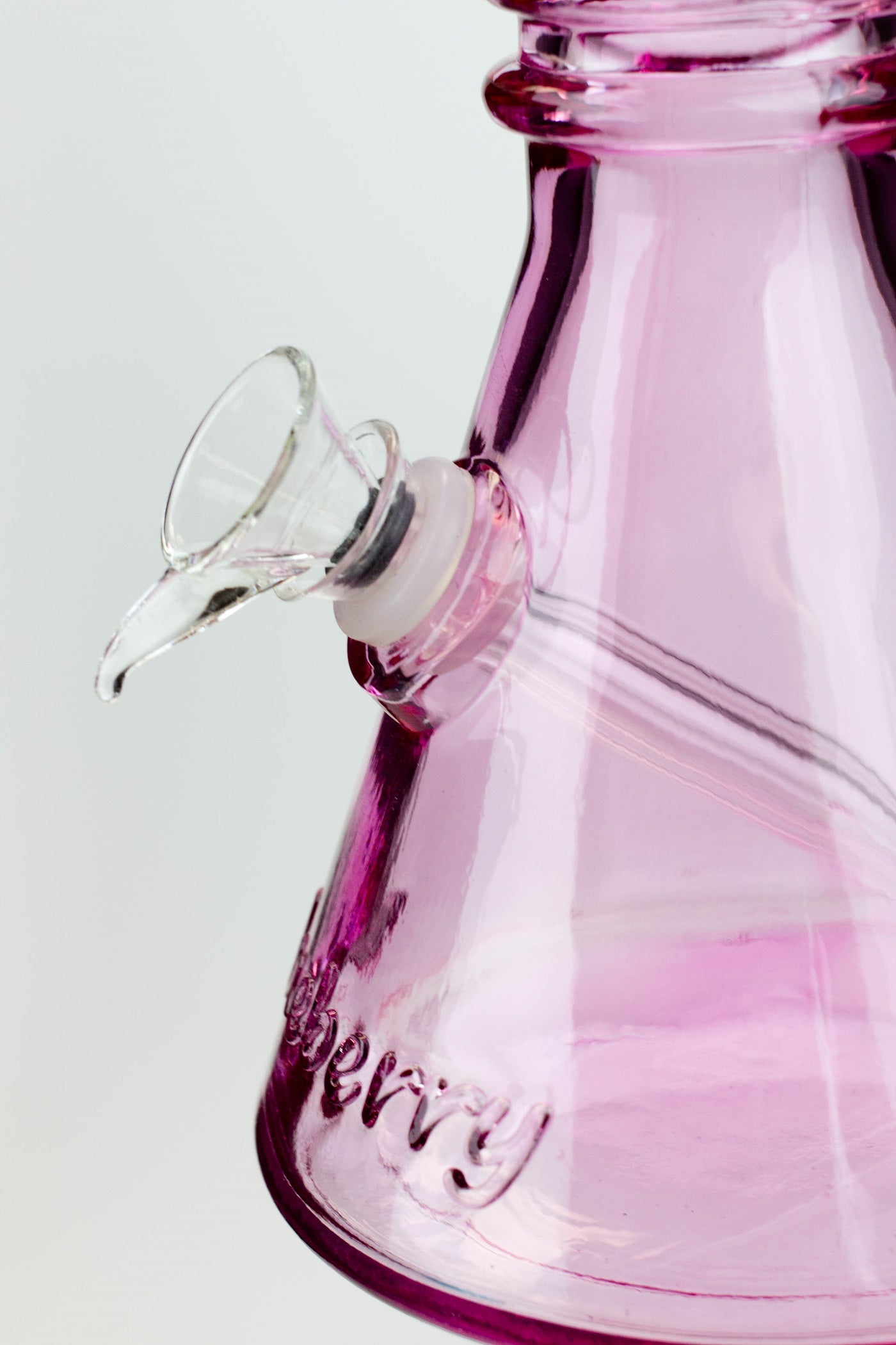 12" Blueberry colored soft glass water bong ( HX4003 )