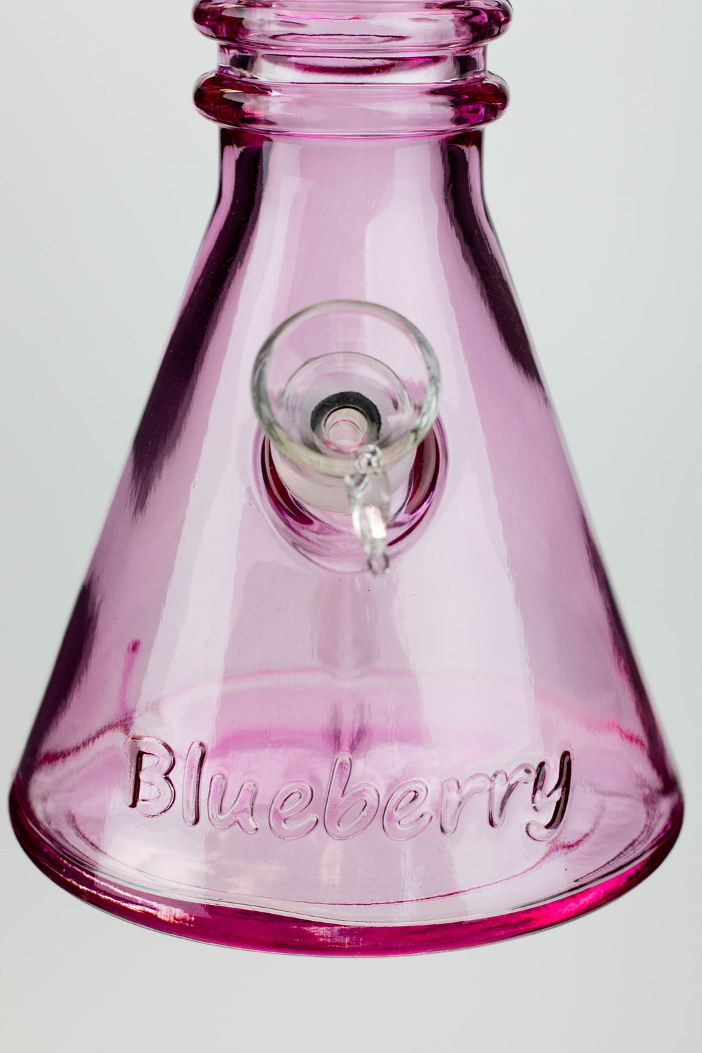 12" Blueberry colored soft glass water bong ( HX4003 )