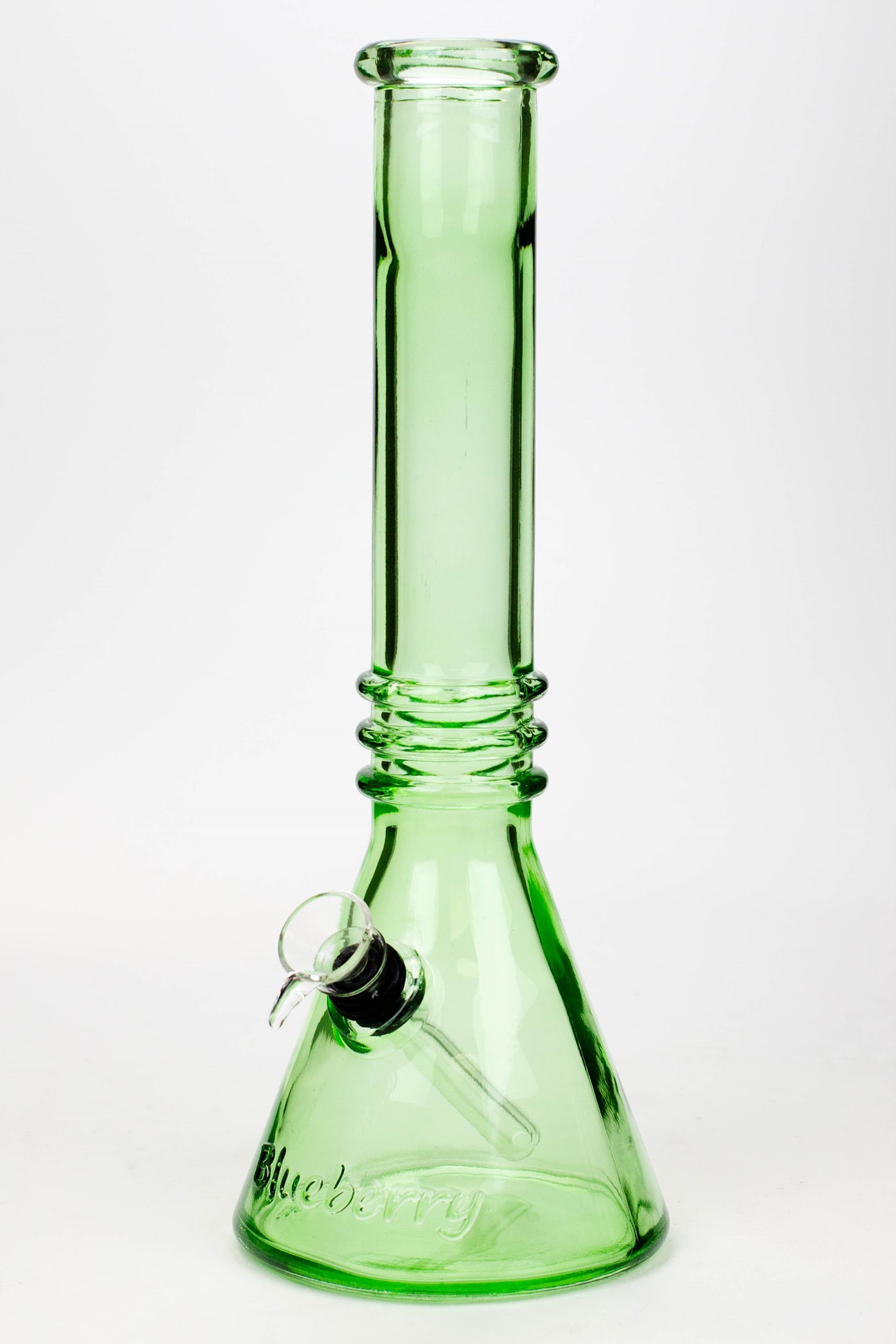 12" Blueberry colored soft glass water bong ( HX4003 )