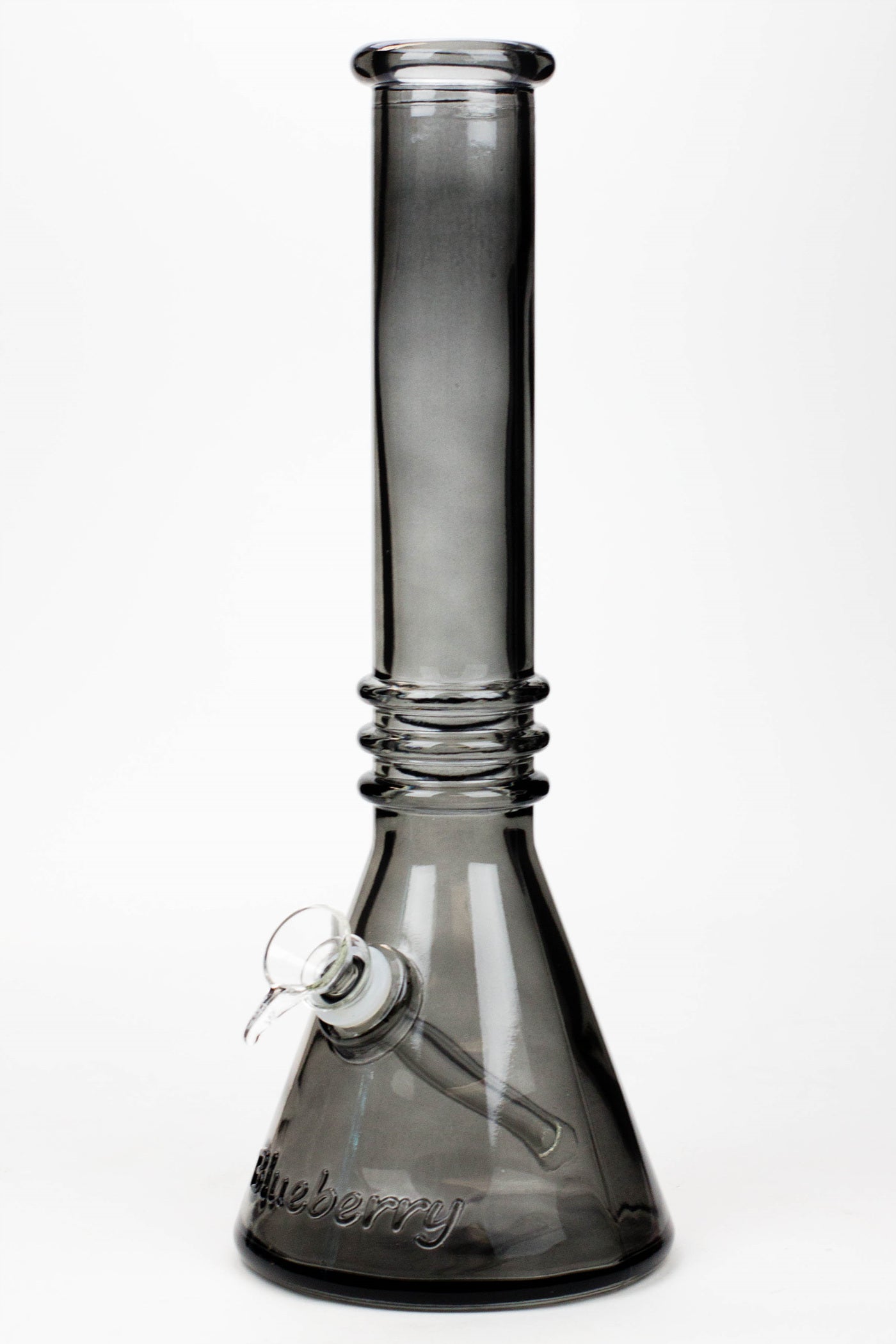 12" Blueberry colored soft glass water bong ( HX4003 )