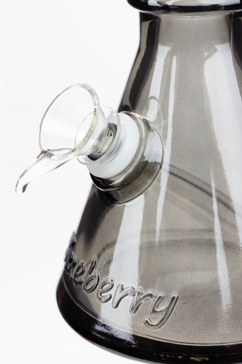 10" Blueberry colored soft glass water bong ( HX4002 )