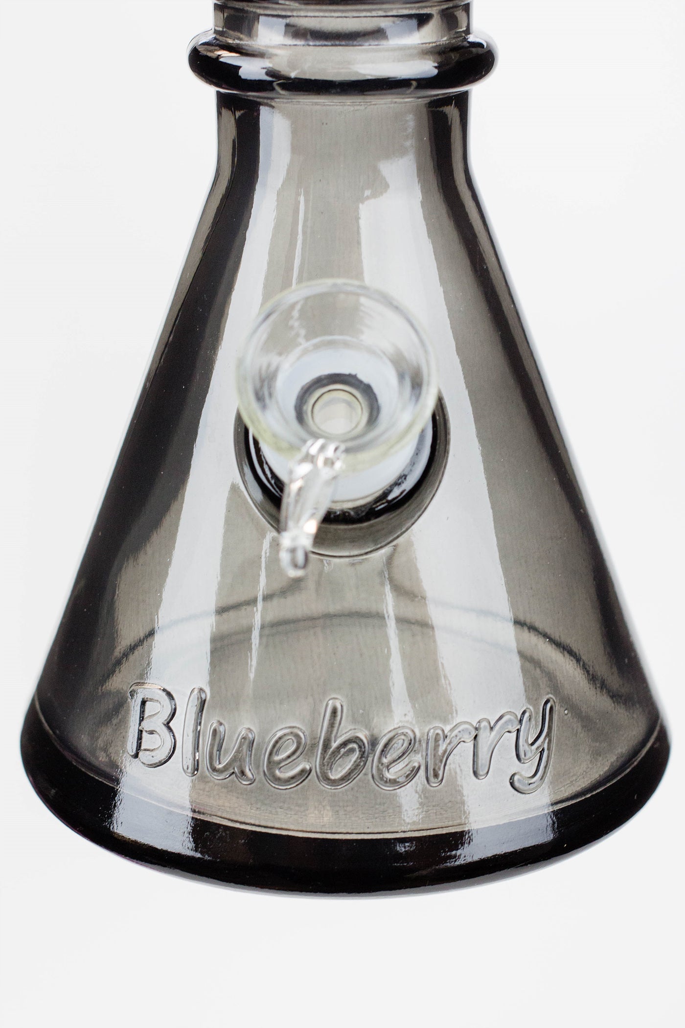 10" Blueberry colored soft glass water bong ( HX4002 )