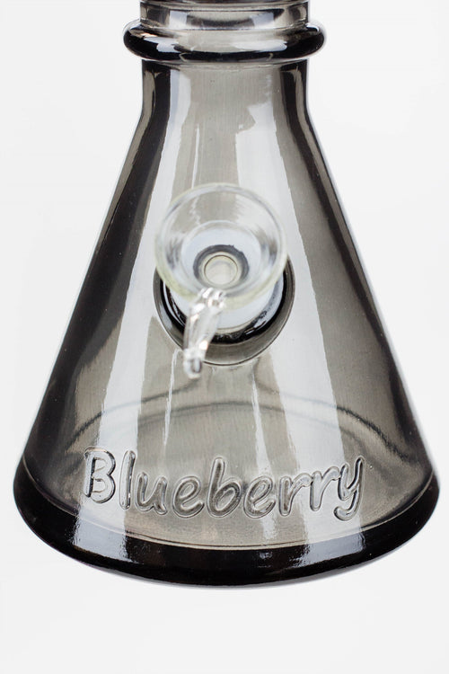 10" Blueberry colored soft glass water bong ( HX4002 )