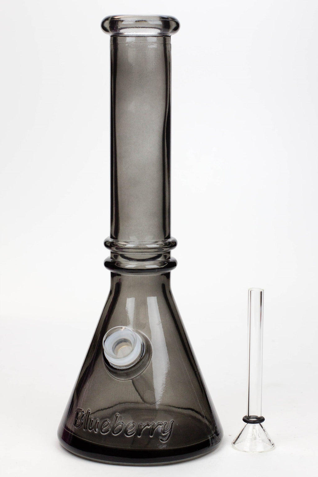 10" Blueberry colored soft glass water bong ( HX4002 )