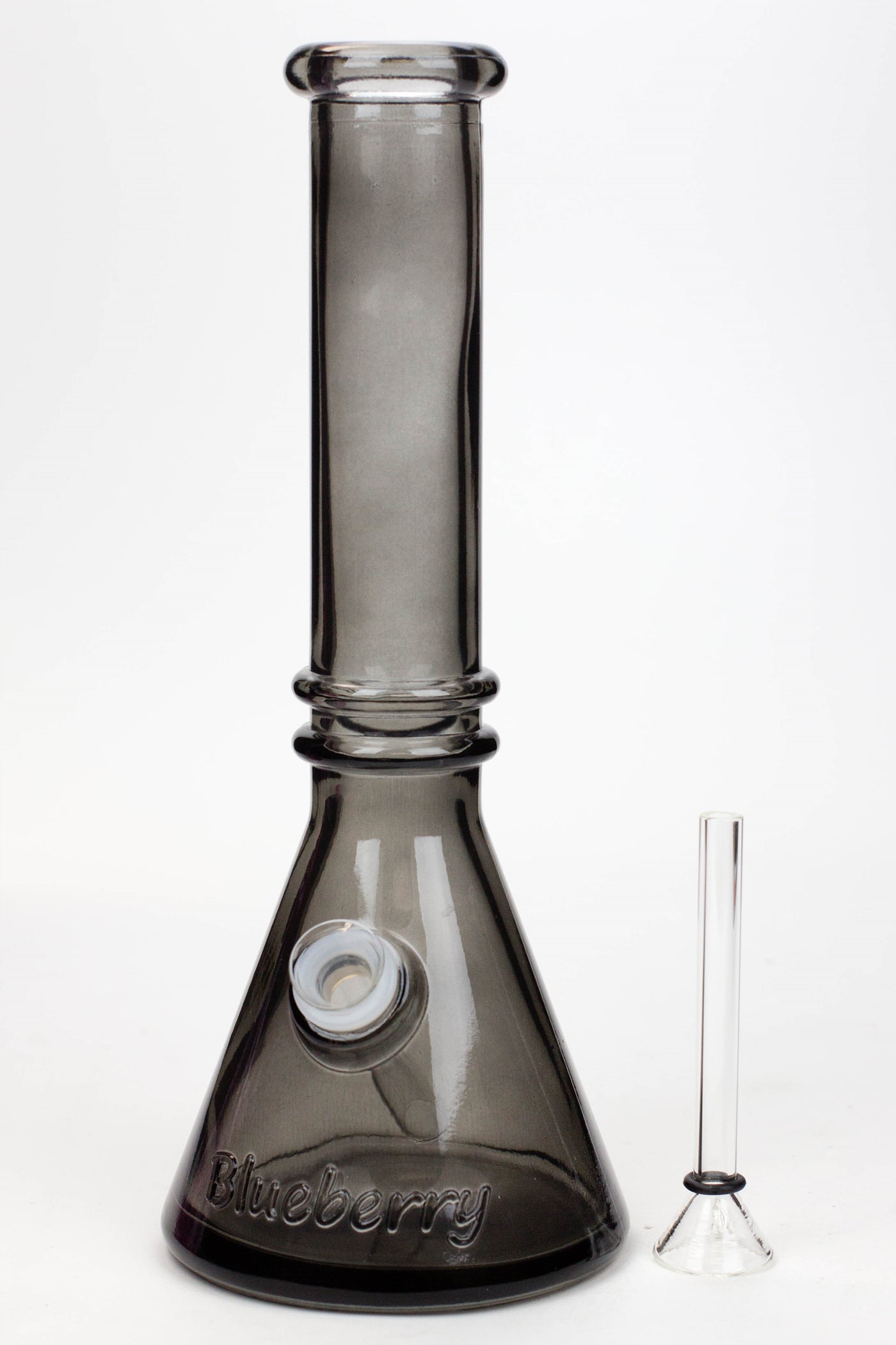 10" Blueberry colored soft glass water bong ( HX4002 )