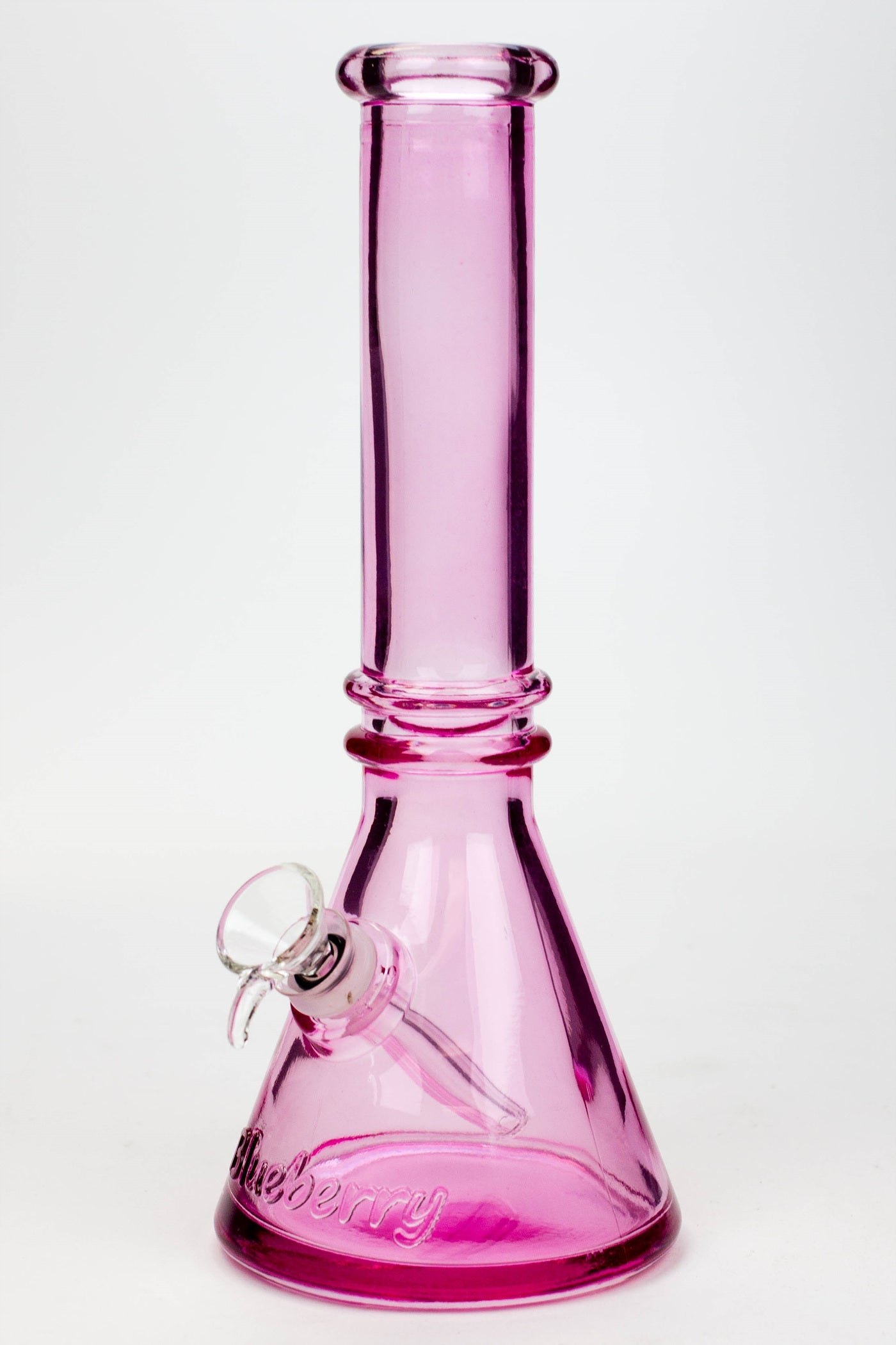 10" Blueberry colored soft glass water bong ( HX4002 )