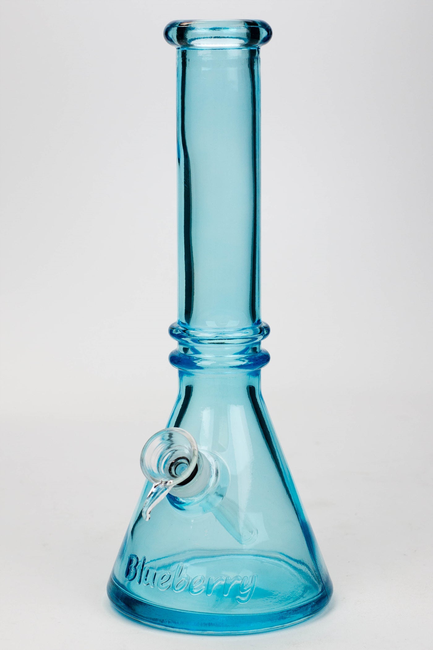 10" Blueberry colored soft glass water bong ( HX4002 )
