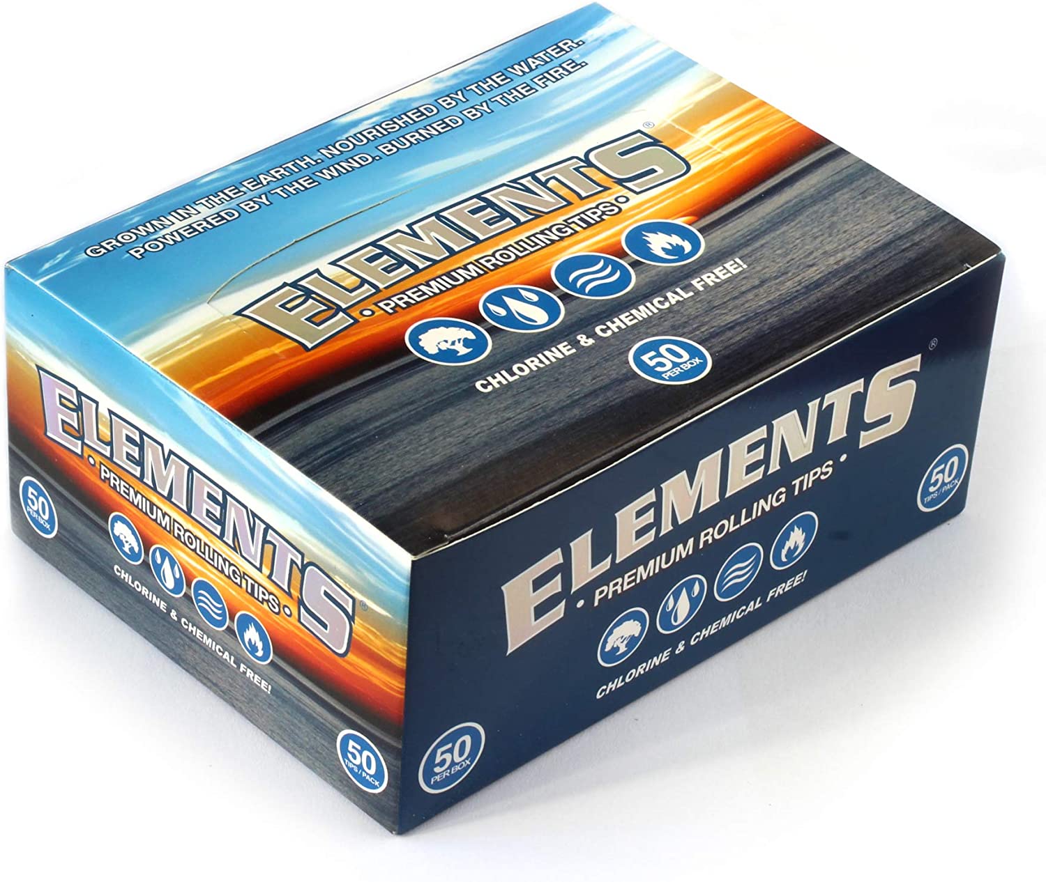 Elements Premium Rolling Tips box of 50