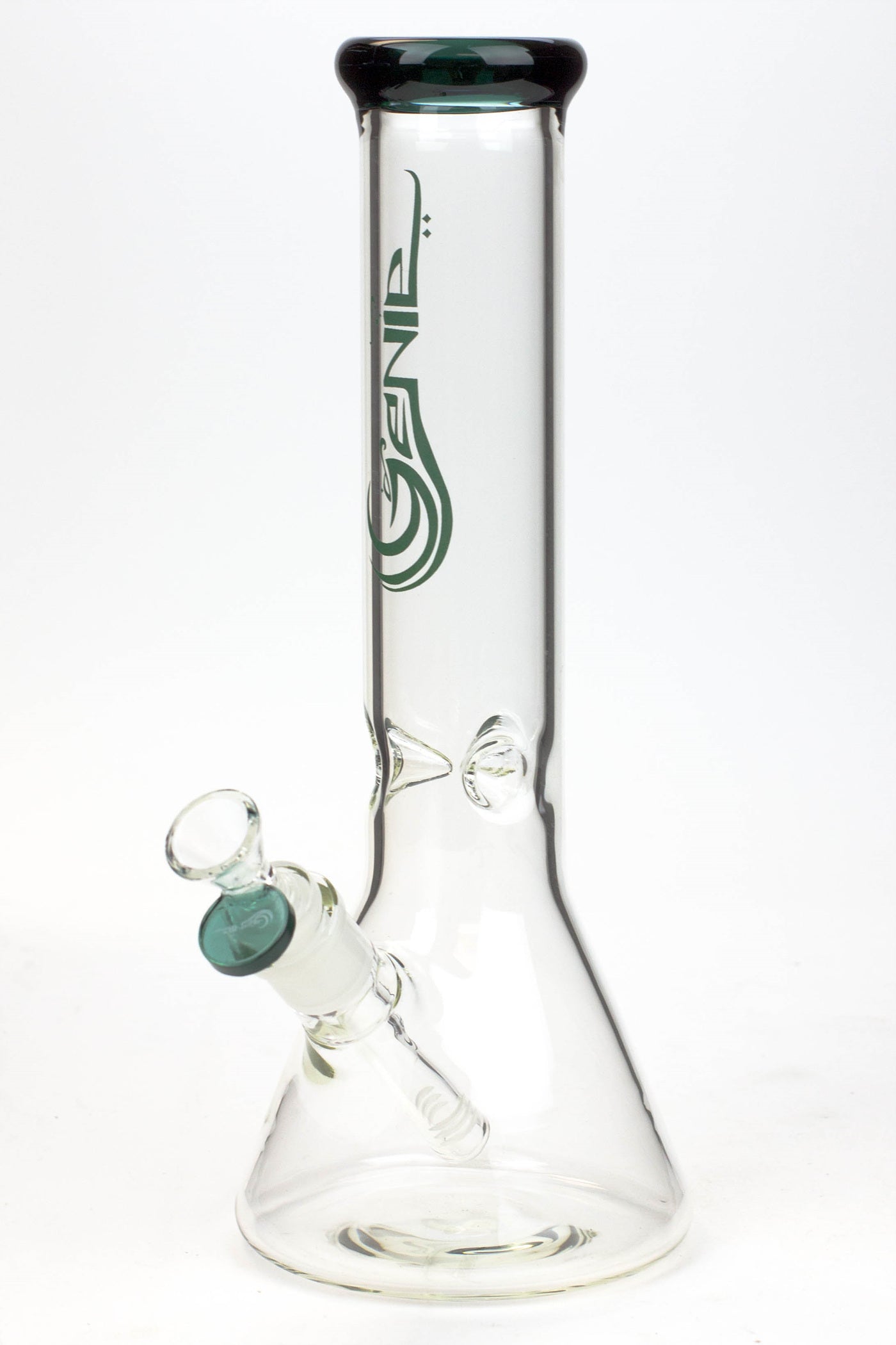 12" Genie Classic beaker glass water bong