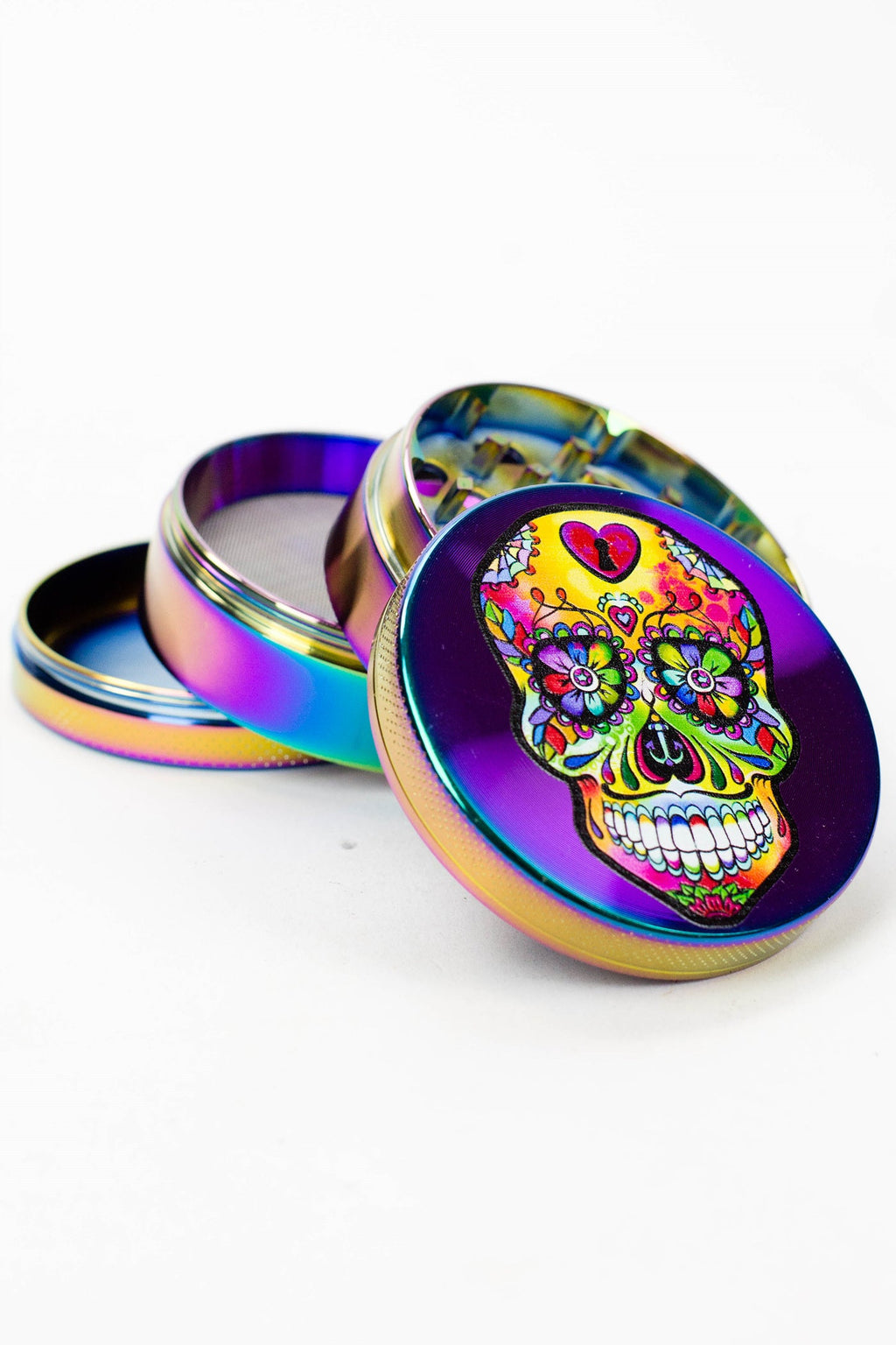 4 parts Skull rainbow grinder Box of 6