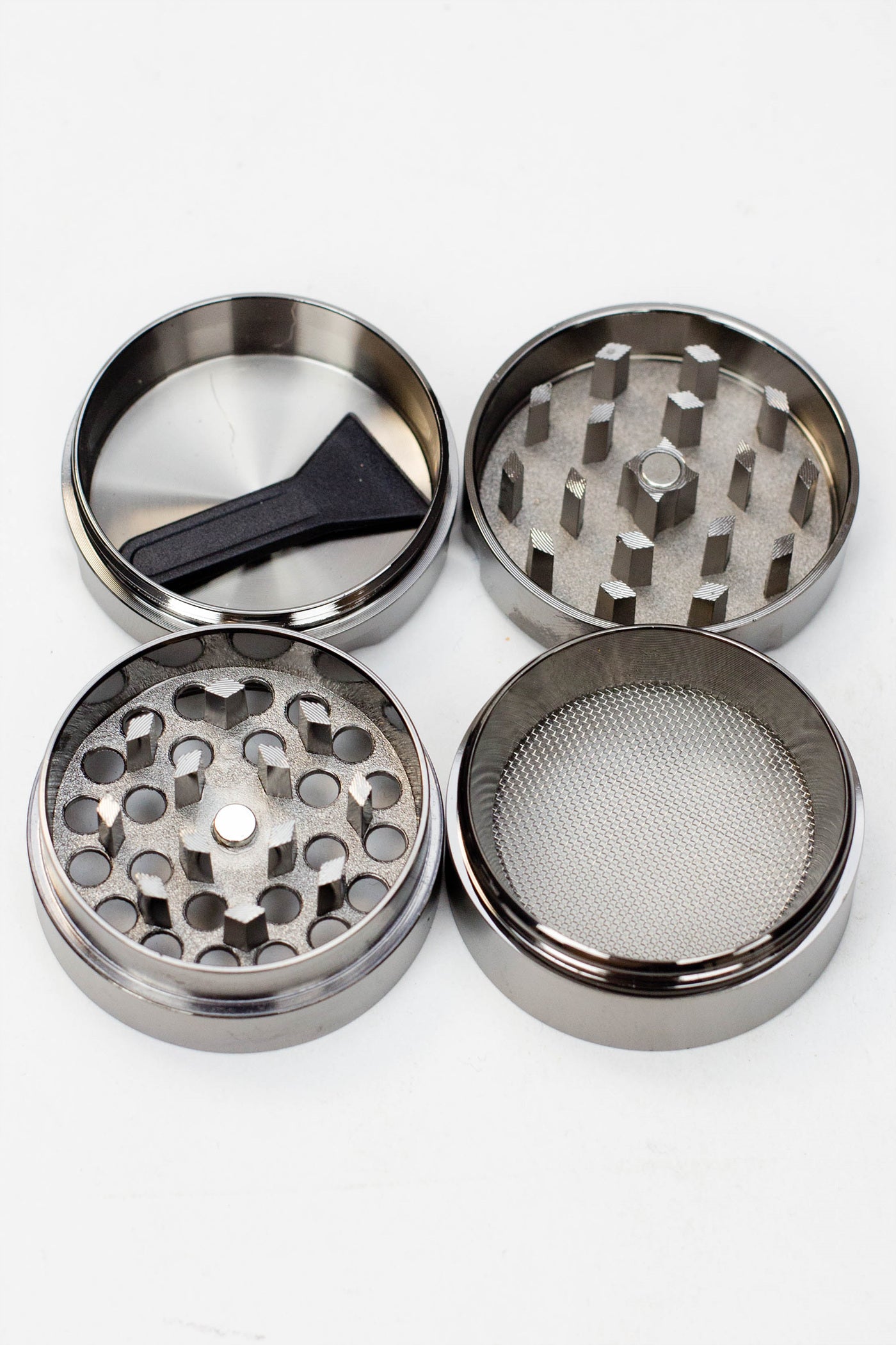 Infyniti 4 parts small Rasta leaf herb grinder