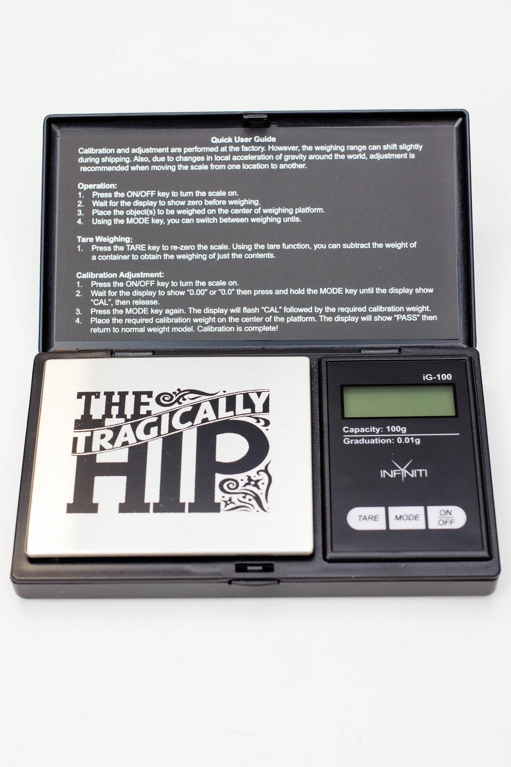 INFYNITI  The Tragically HIP G-Force TRG-100 scale