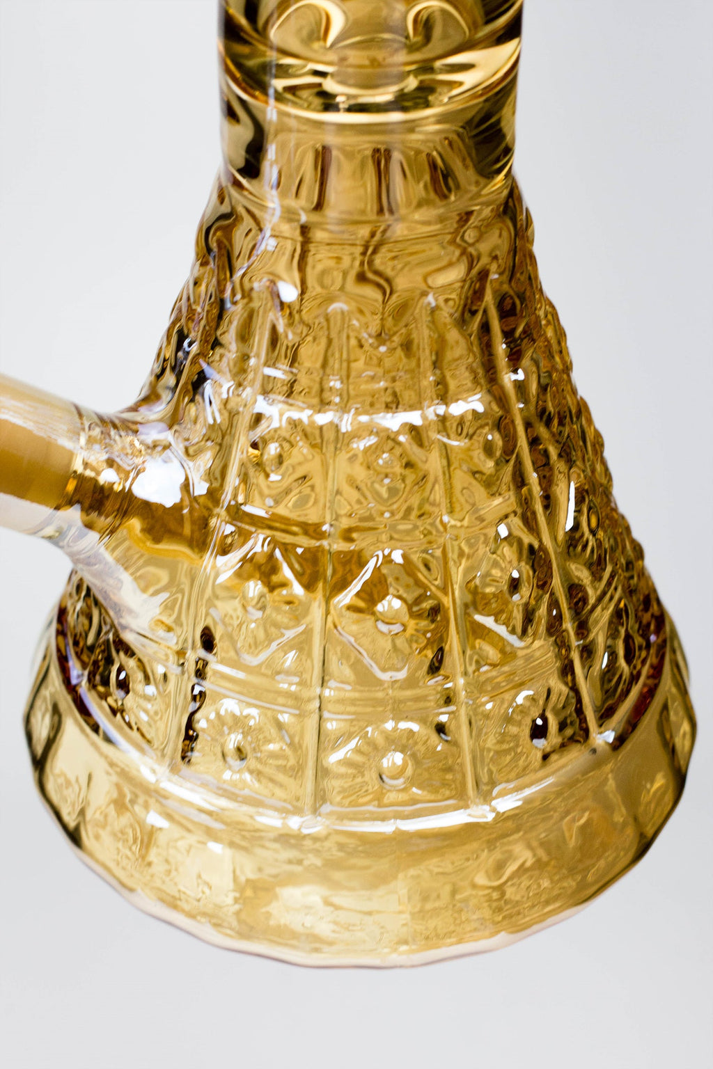14" Infyniti embossed diamond beaker 7 mm glass bong