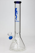 11.5" Valcano beaker glass water bong