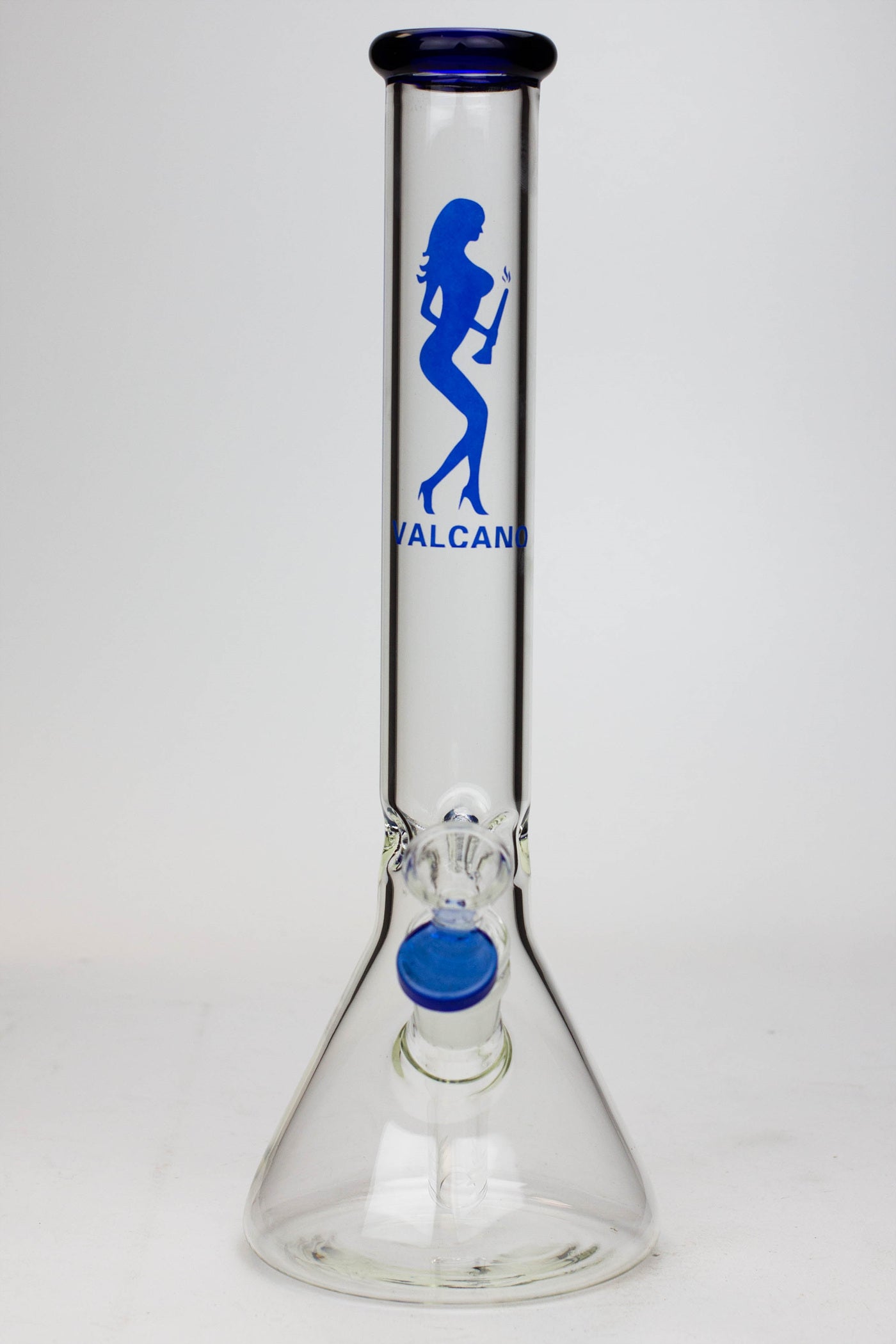 11.5" Valcano beaker glass water bong