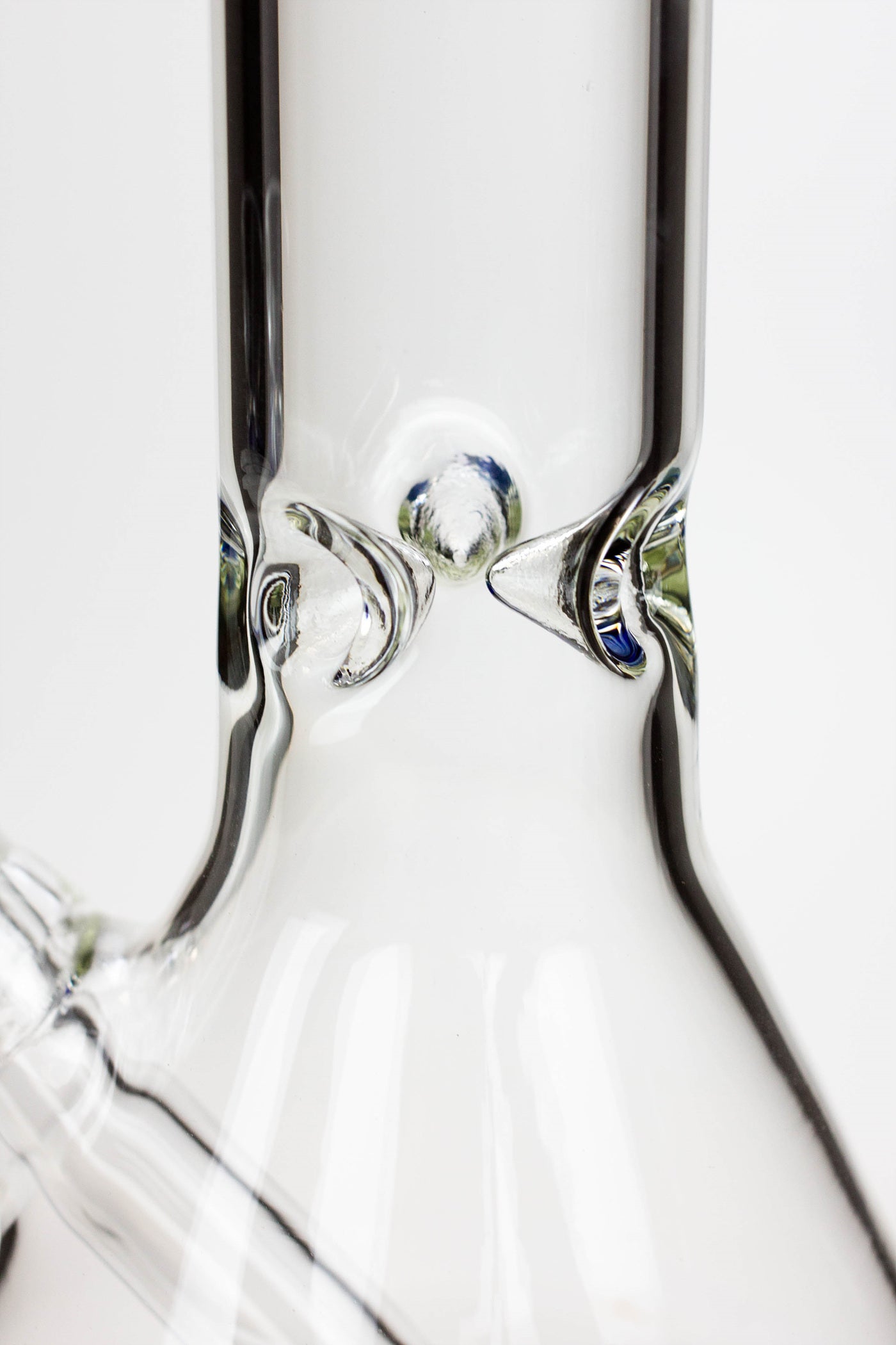 11.5" Valcano beaker glass water bong