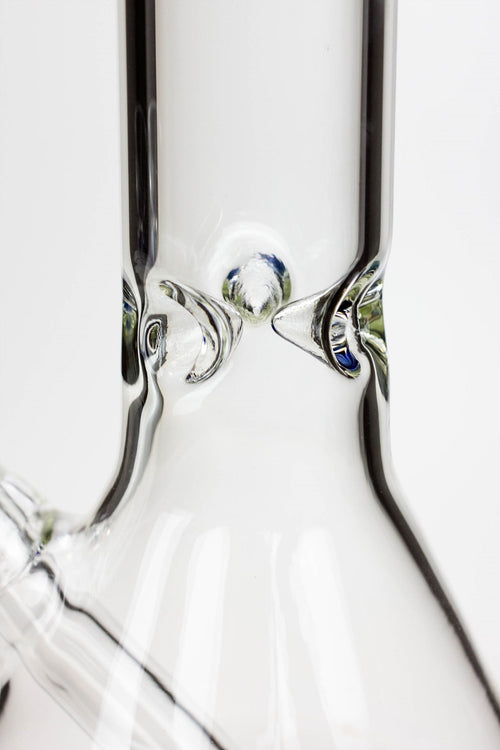 11.5" Valcano beaker glass water bong