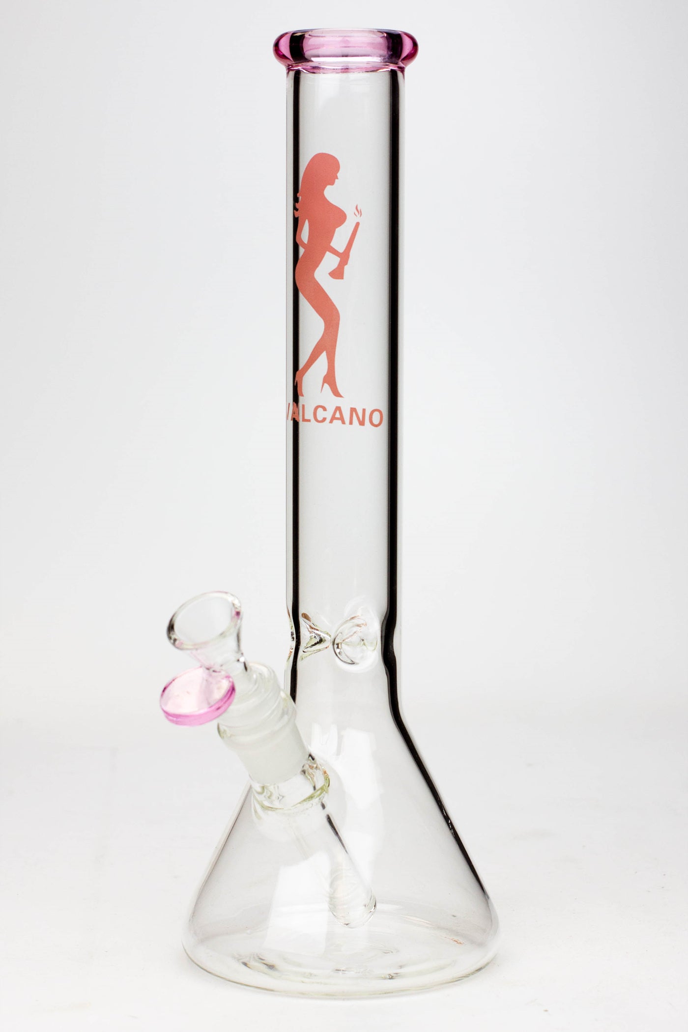11.5" Valcano beaker glass water bong