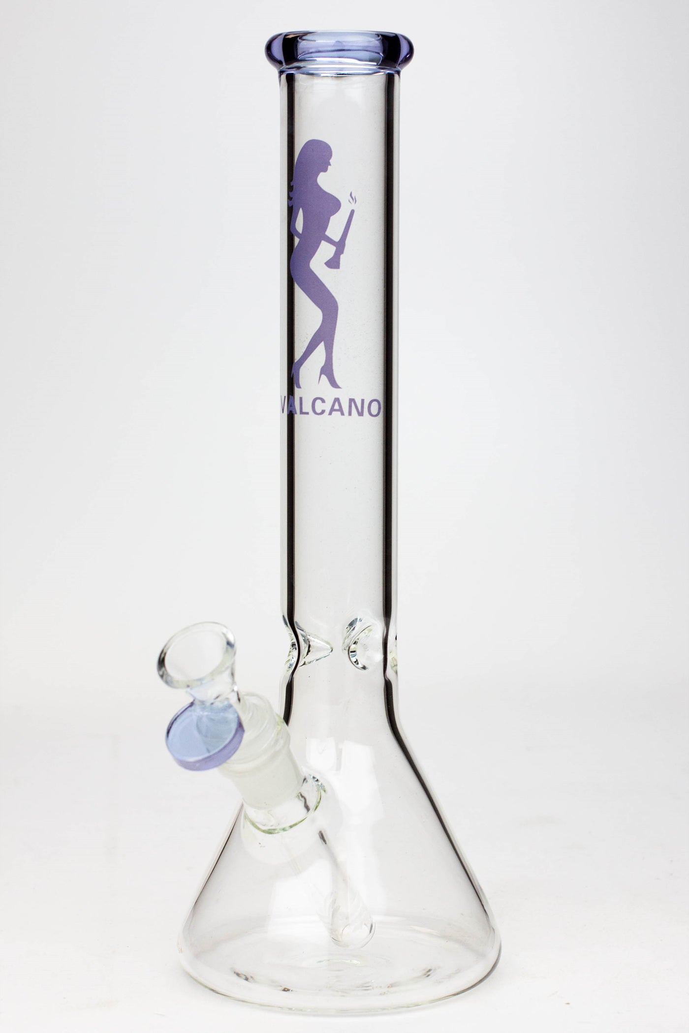 11.5" Valcano beaker glass water bong