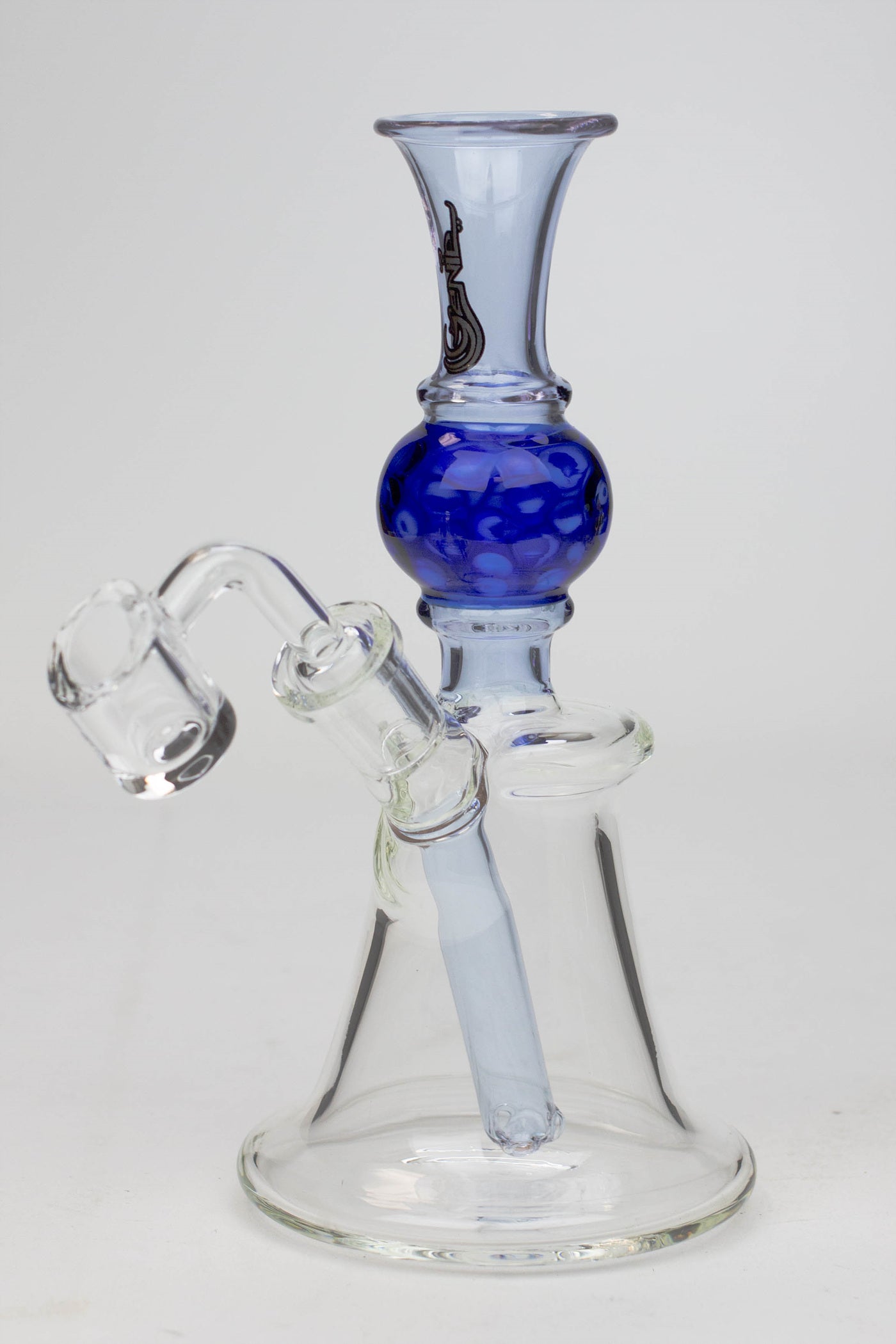 7" Genie hand bell fixed stem dab rig