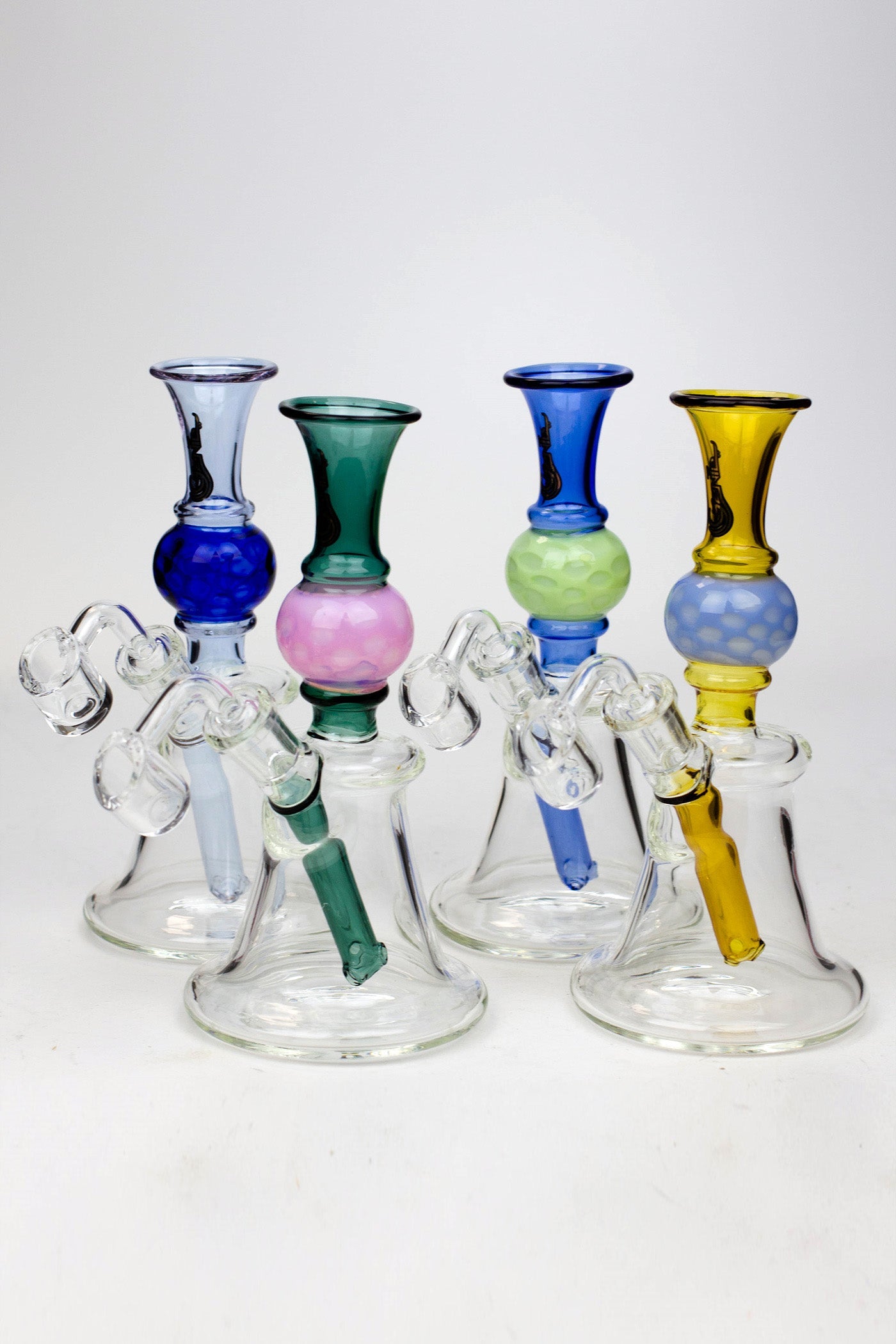 7" Genie hand bell fixed stem dab rig