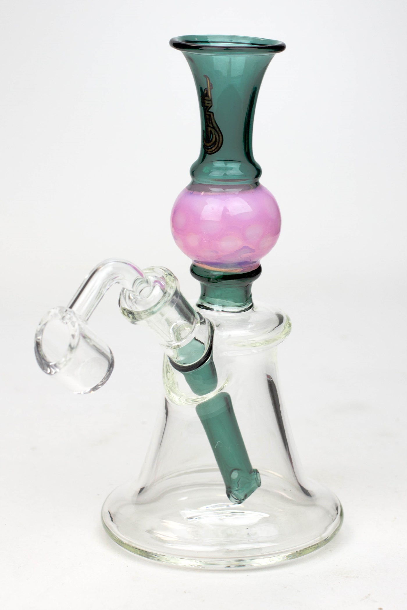 7" Genie hand bell fixed stem dab rig