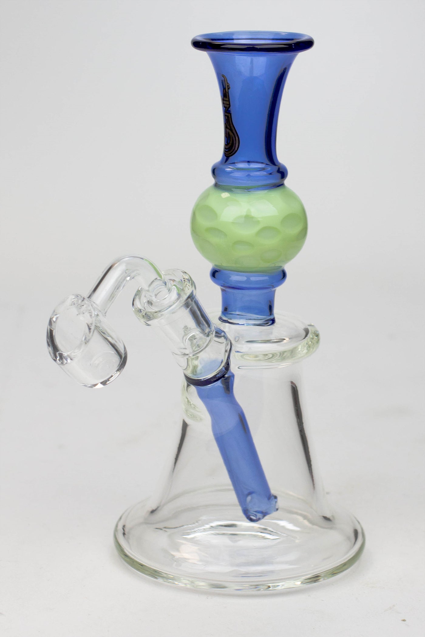 7" Genie hand bell fixed stem dab rig