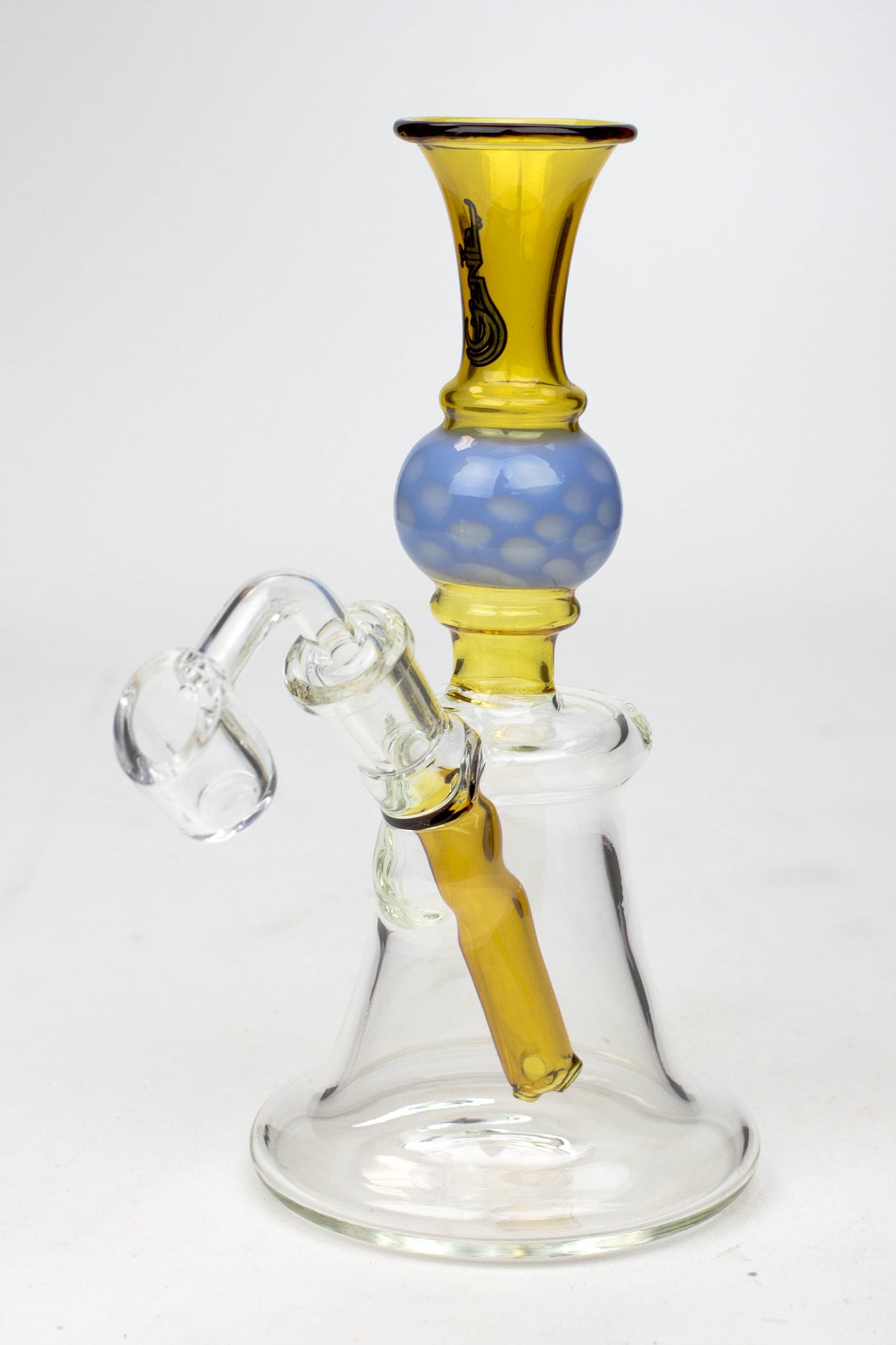 7" Genie hand bell fixed stem dab rig