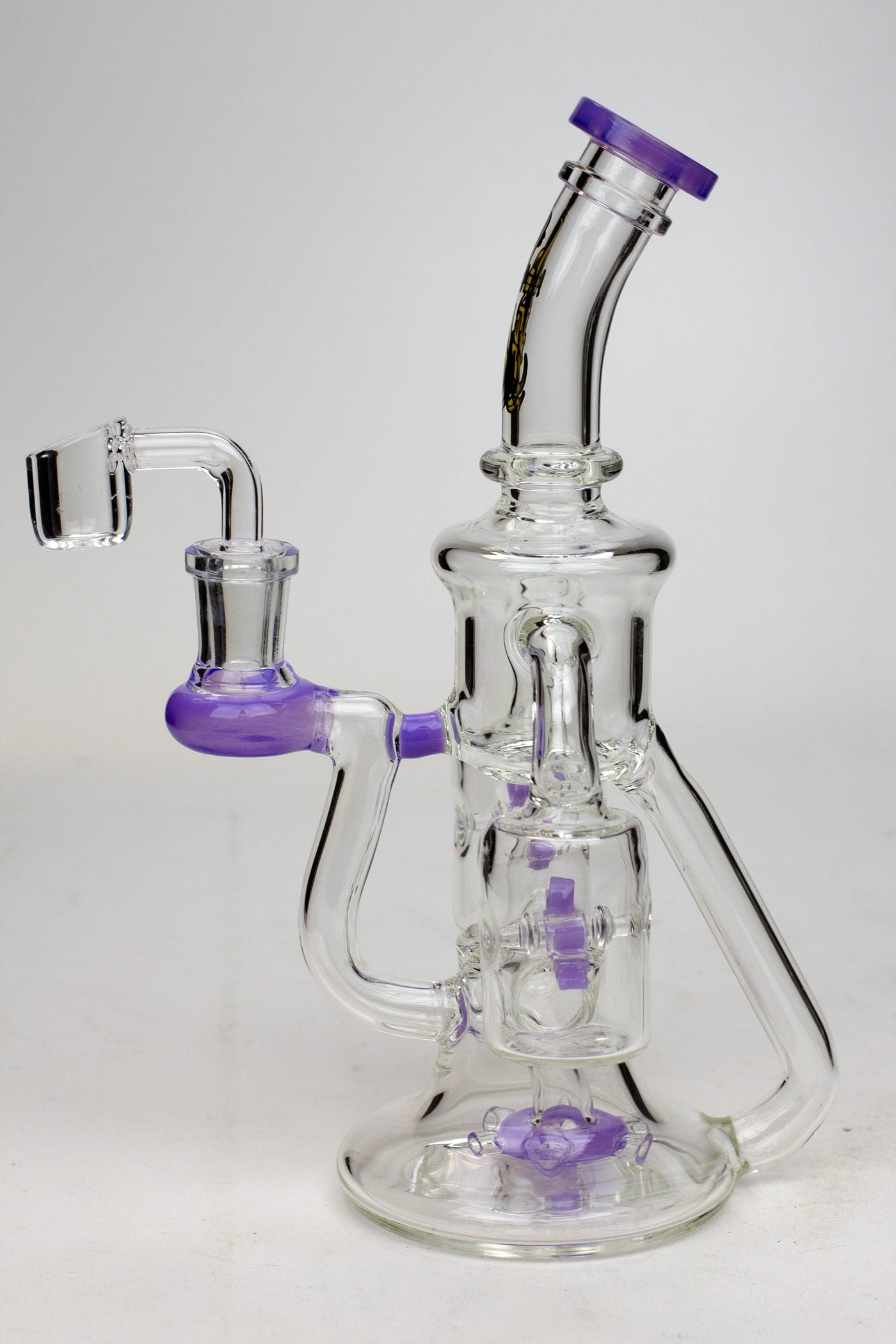 8.5" Genie twin turbine recycler dab rig