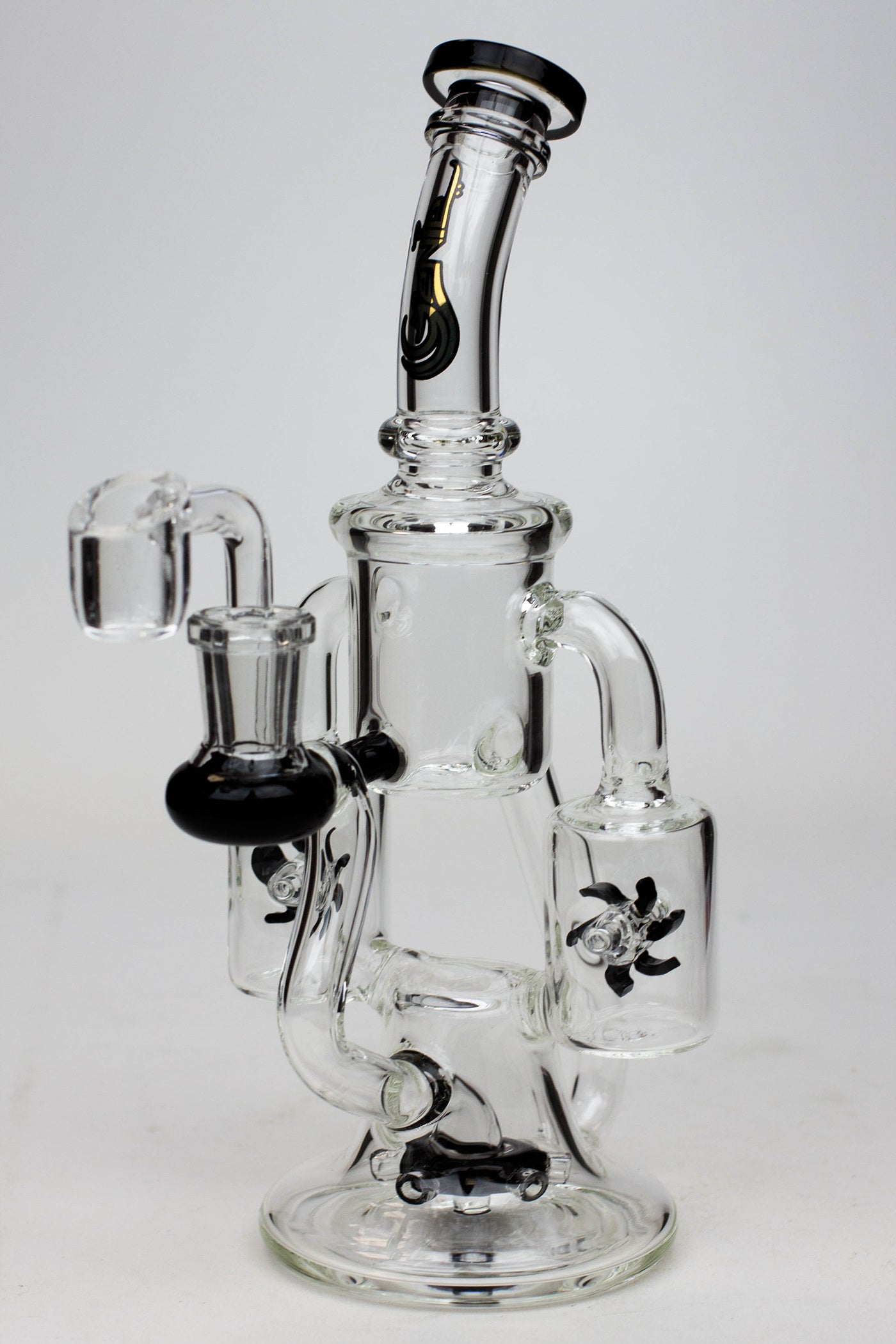 8.5" Genie twin turbine recycler dab rig