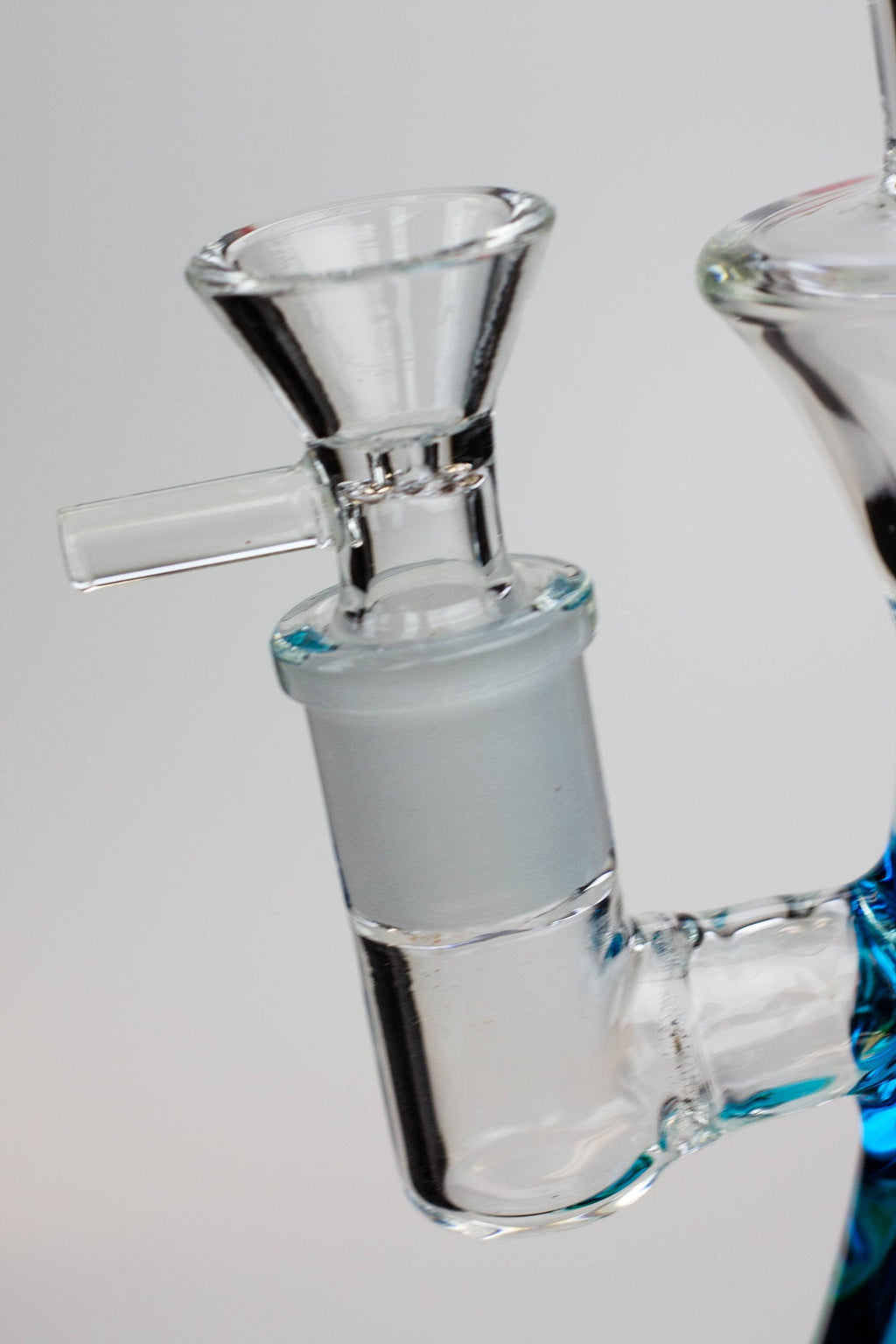 9" GENIE Shower head glass beaker bong with liquid cooling freezer