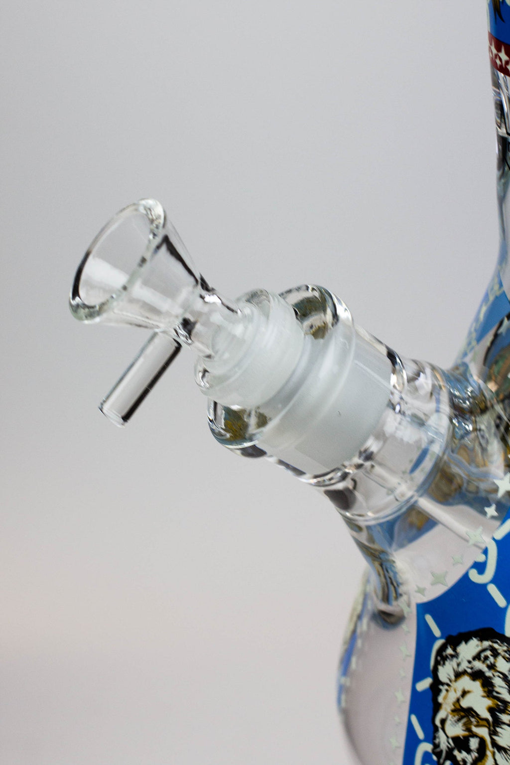 14" Hash King Glow in the dark 9 mm glass bong