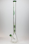 30" Genie 9 mm Dual tree arms beaker glass water bong