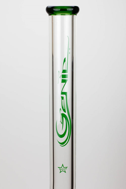 30" Genie 9 mm Dual tree arms beaker glass water bong