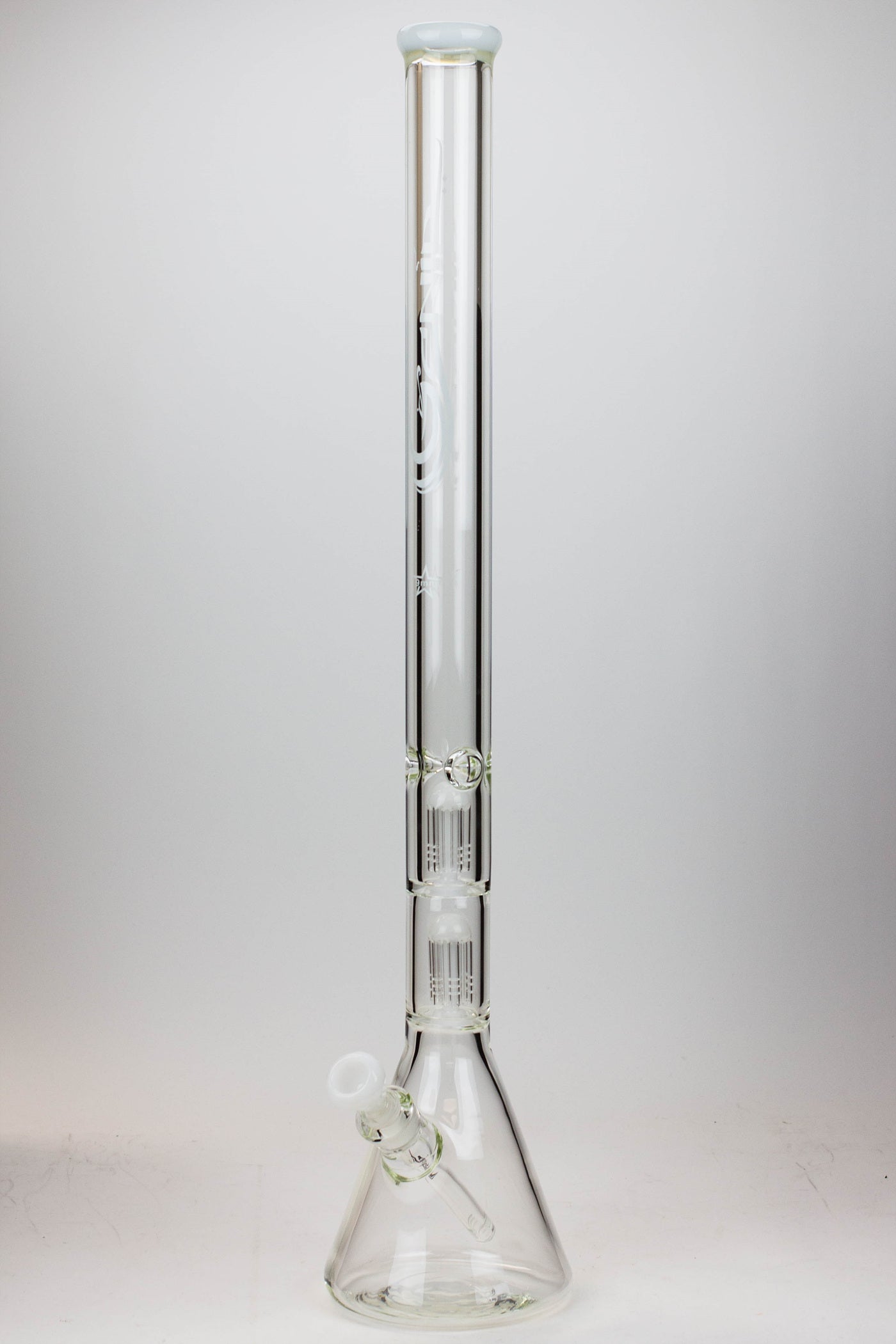 30" Genie 9 mm Dual tree arms beaker glass water bong