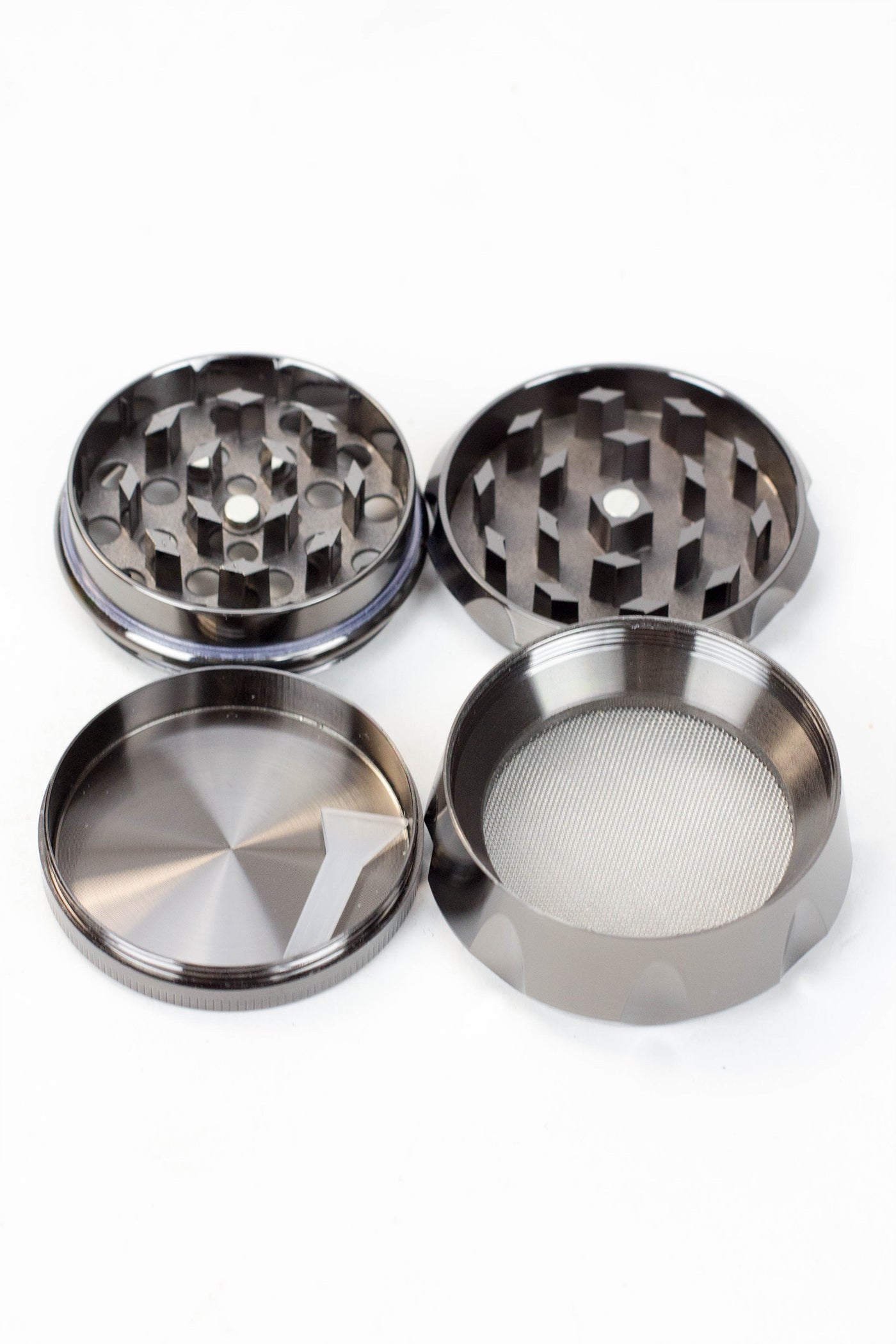 4 parts Assorted Color metal grinder Box of 12