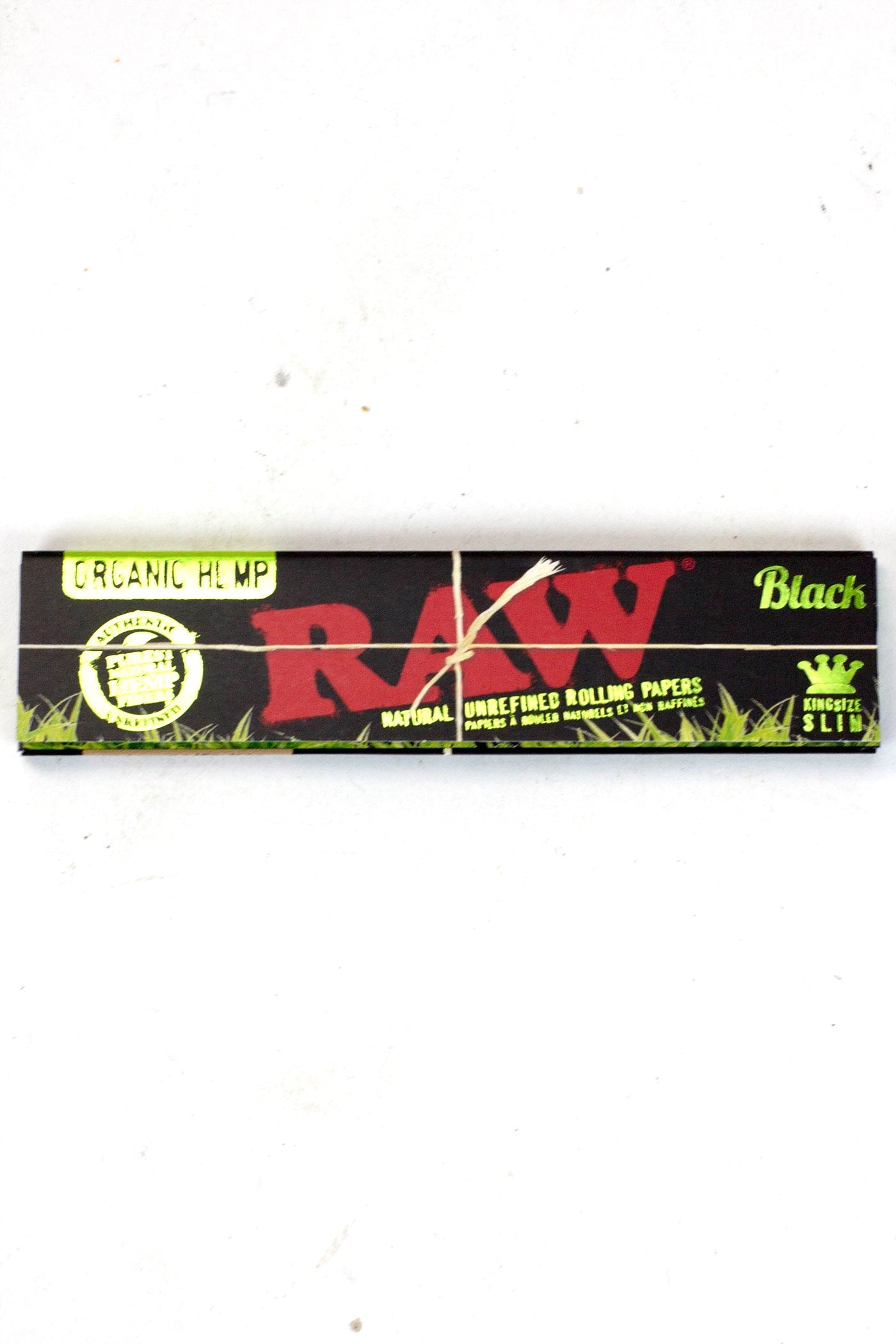 RAW Black Organic Hemp Rolling Paper