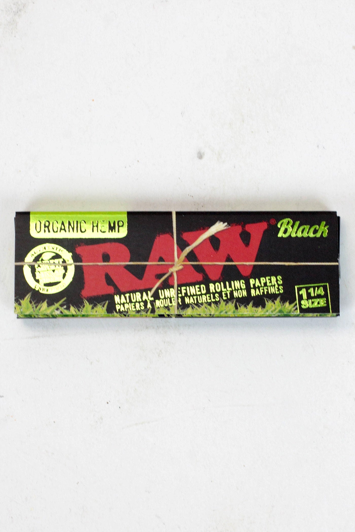RAW Black Organic Hemp Rolling Paper