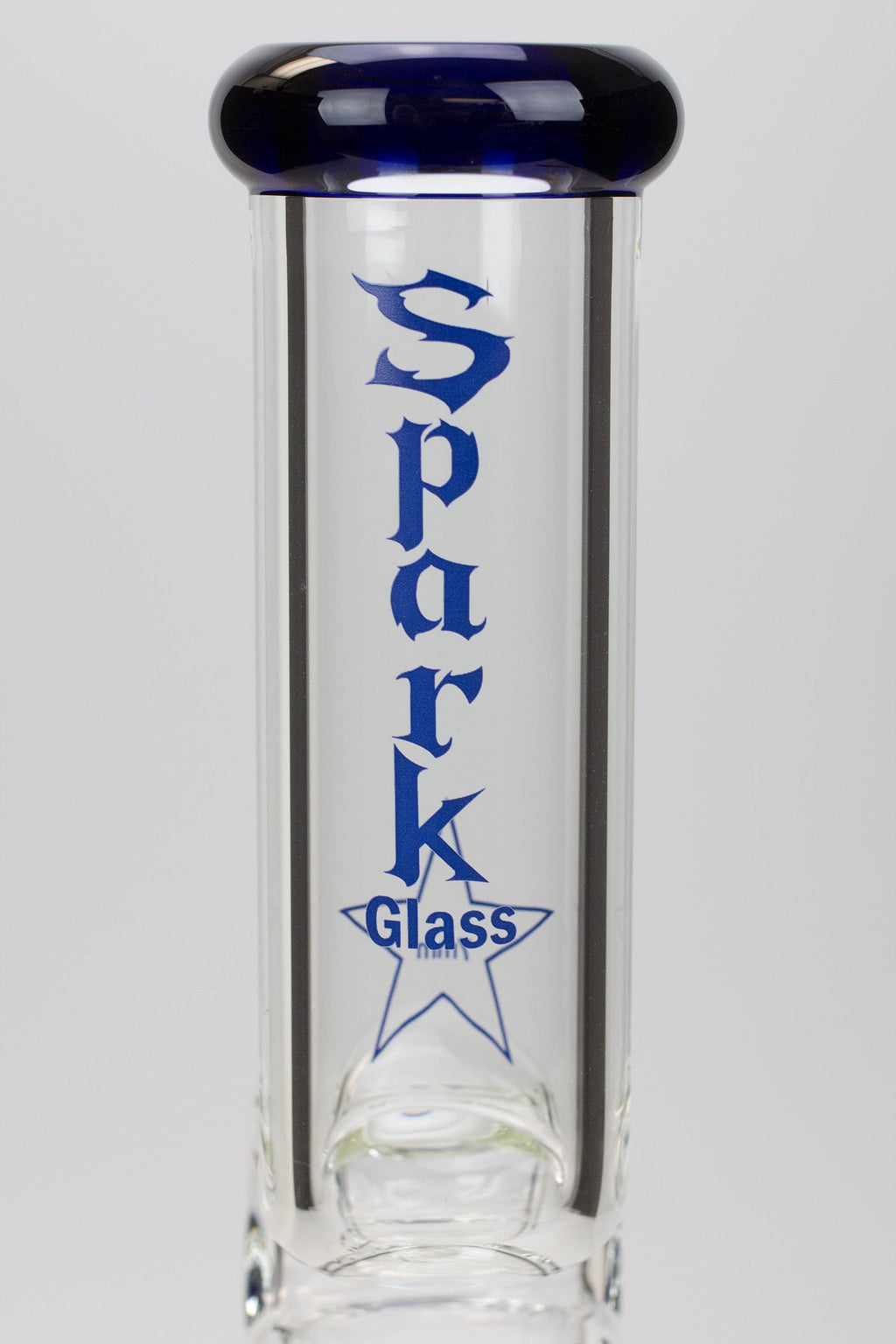 16" Spark 7mm Zig-zag glass bong