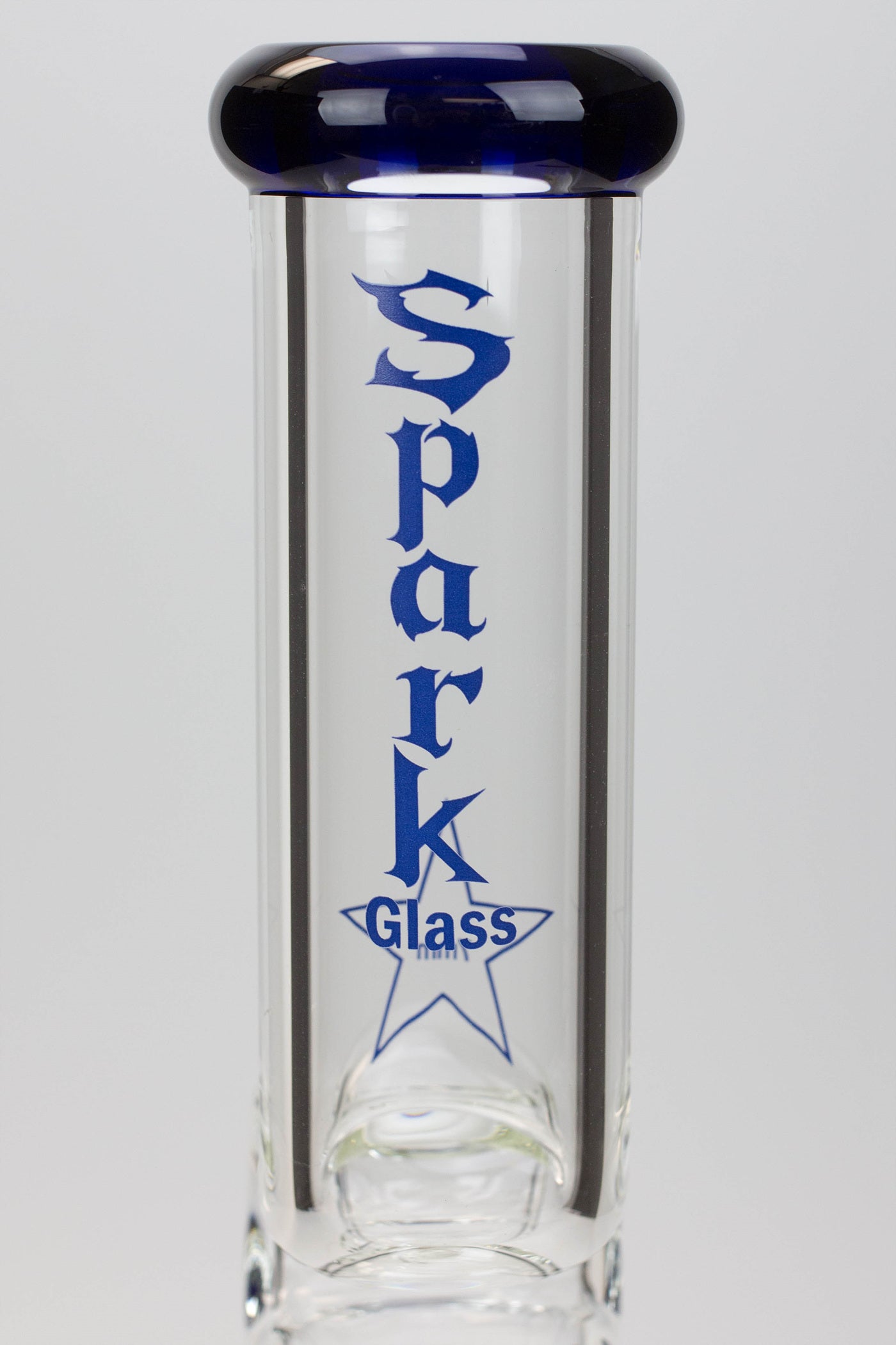 16" Spark 7mm Zig-zag glass bong