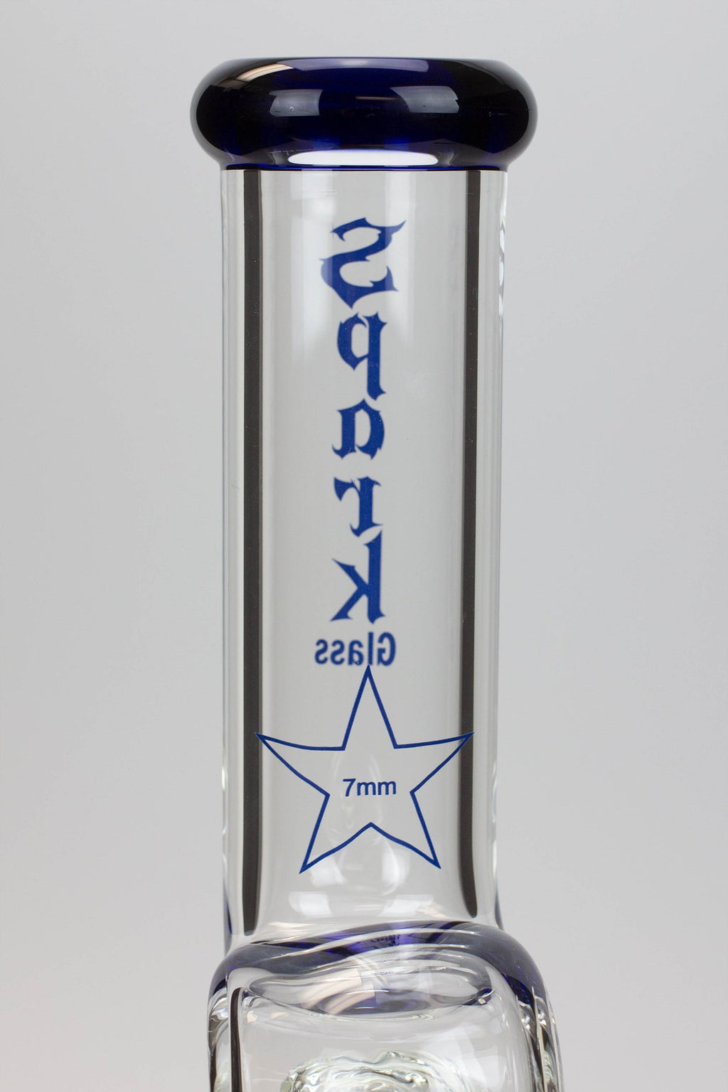 16" Spark 7mm Zig-zag glass bong