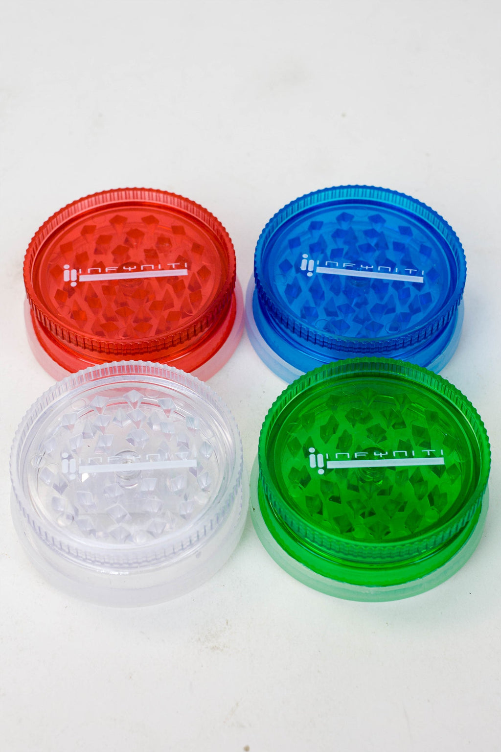 Infyniti 3 parts plastic grinder Box of 12 ( GR6024 )