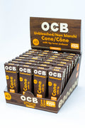 OCB Pre-rolled Cone - Virgin Unbleached Rolling Paper - King size