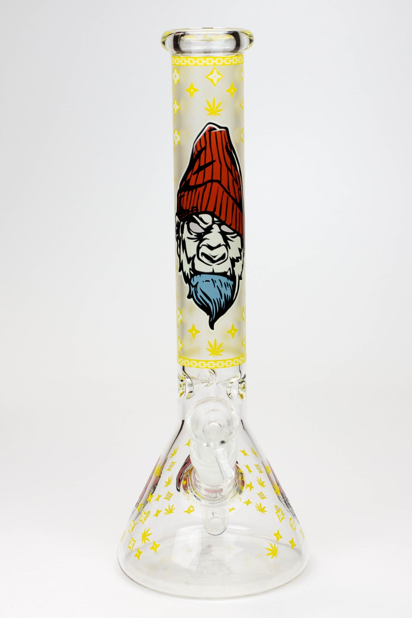 12" Gorilla glass water bong-Glow in the dark ( GBT21001 )