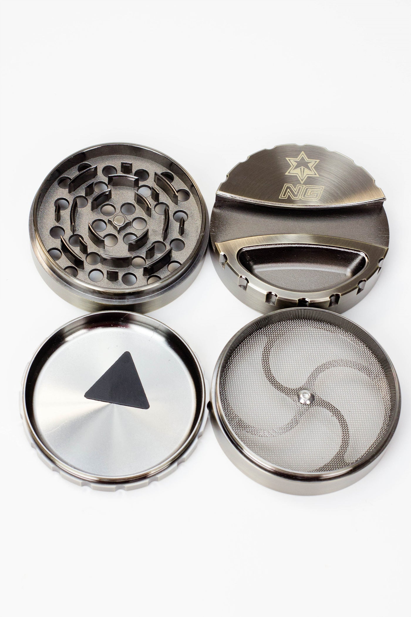 NG 4-Piece Large Gunsteel Grinder ( XH8000 )