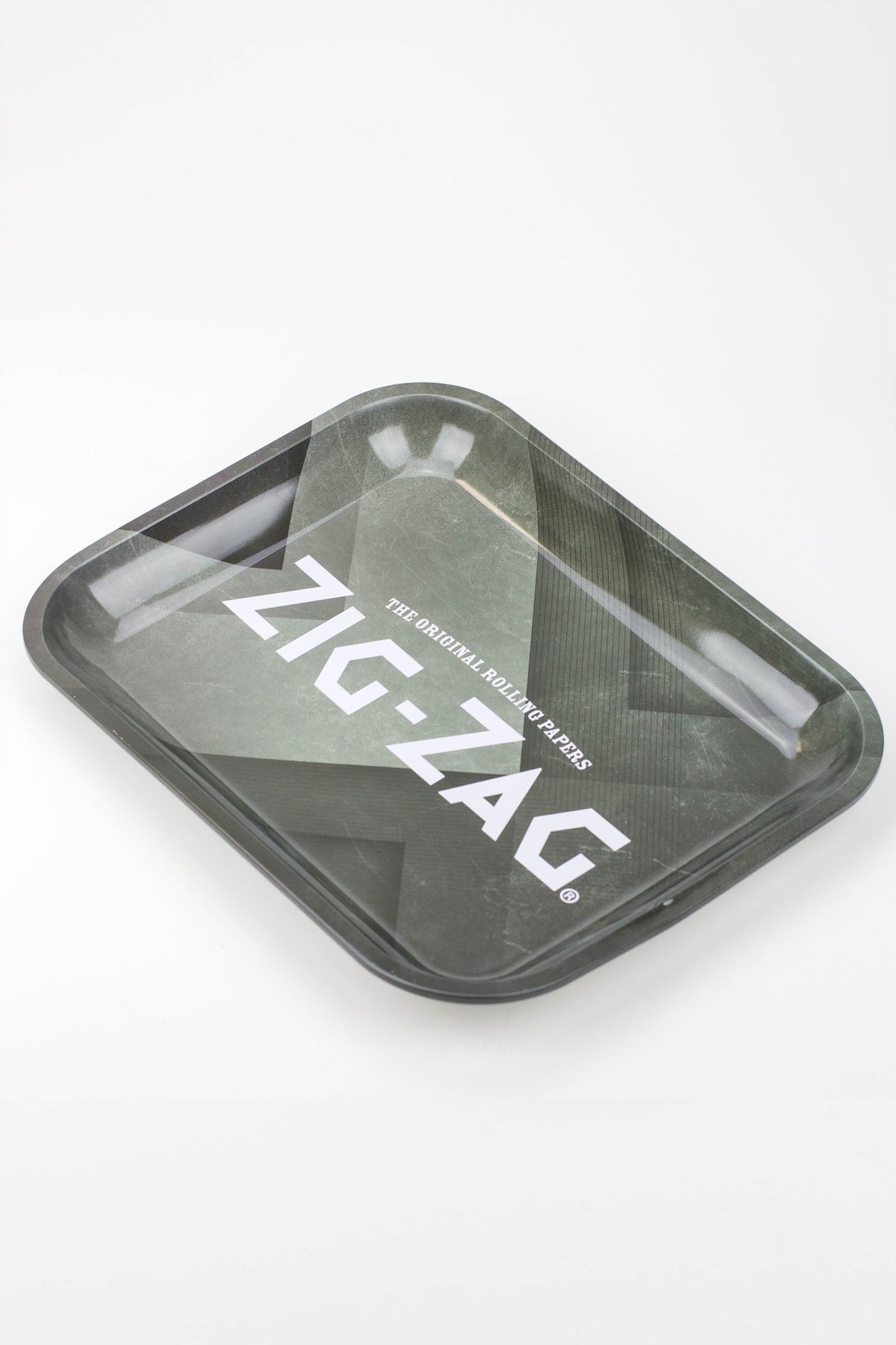 Zig-Zag Metal Rolling Tray - Large