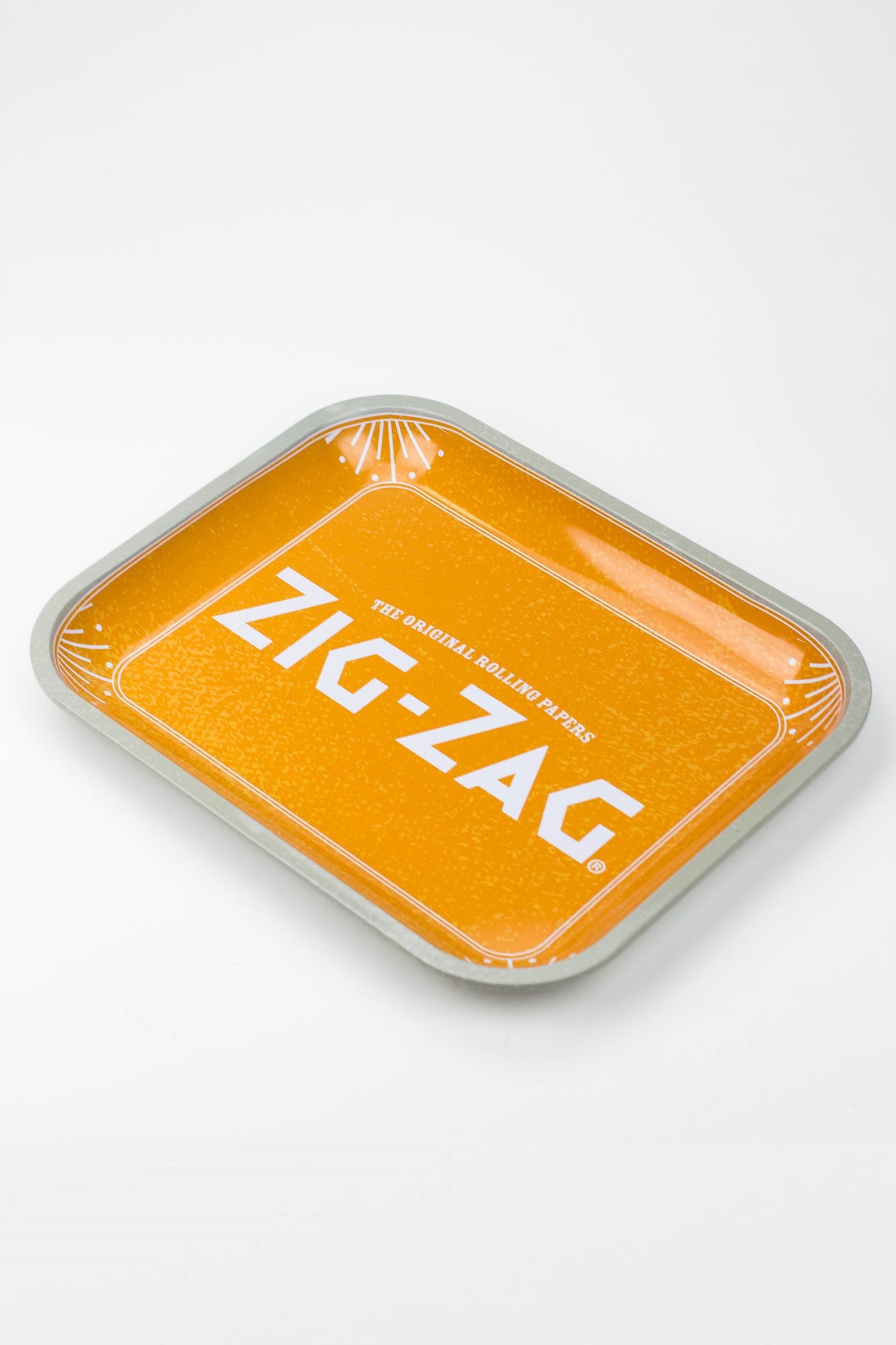 Zig-Zag Metal Rolling Tray - Large