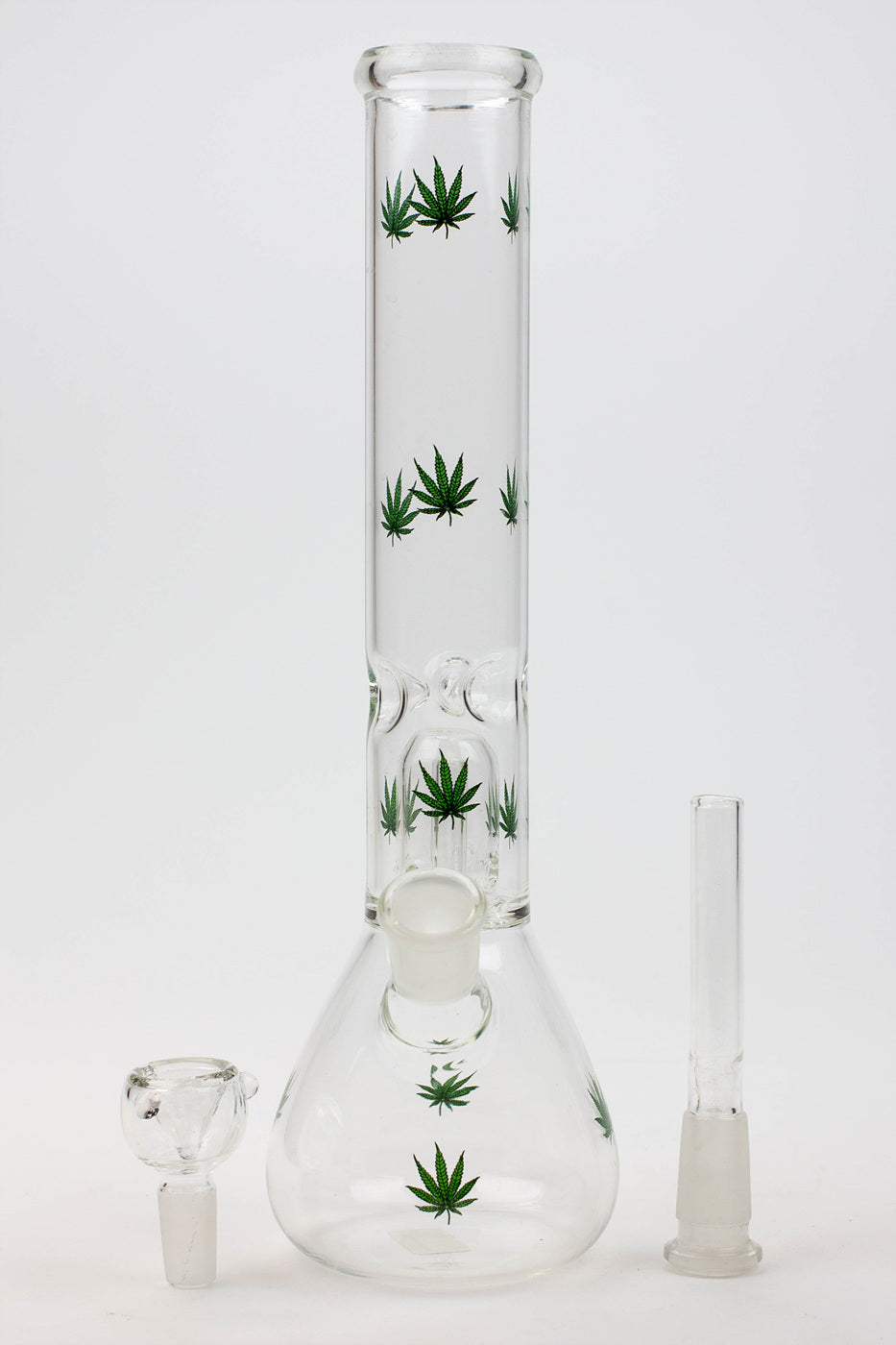 11.5" single dome percolator glass water bong