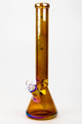 17.5" SPARK / 9 mm / Electroplated glass beaker bong